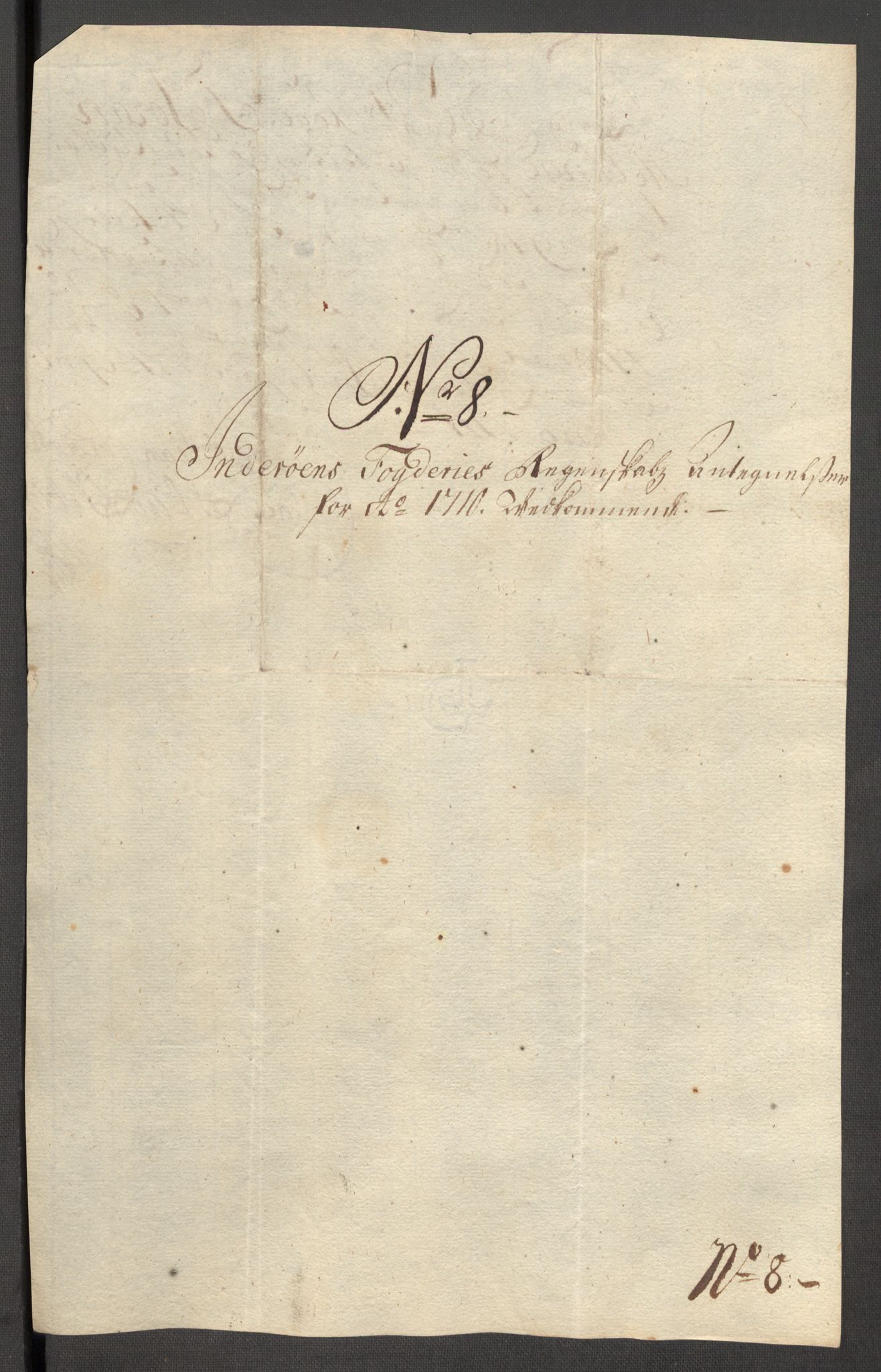 Rentekammeret inntil 1814, Reviderte regnskaper, Fogderegnskap, AV/RA-EA-4092/R63/L4318: Fogderegnskap Inderøy, 1710, p. 313