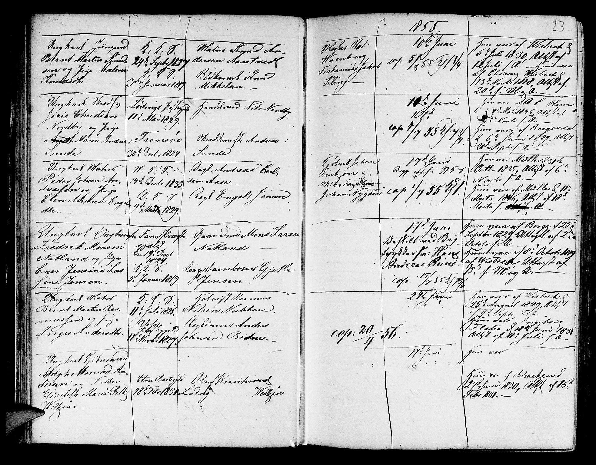 Korskirken sokneprestembete, AV/SAB-A-76101/H/Haa/L0009: Parish register (official) no. A 9, 1743-1861, p. 23