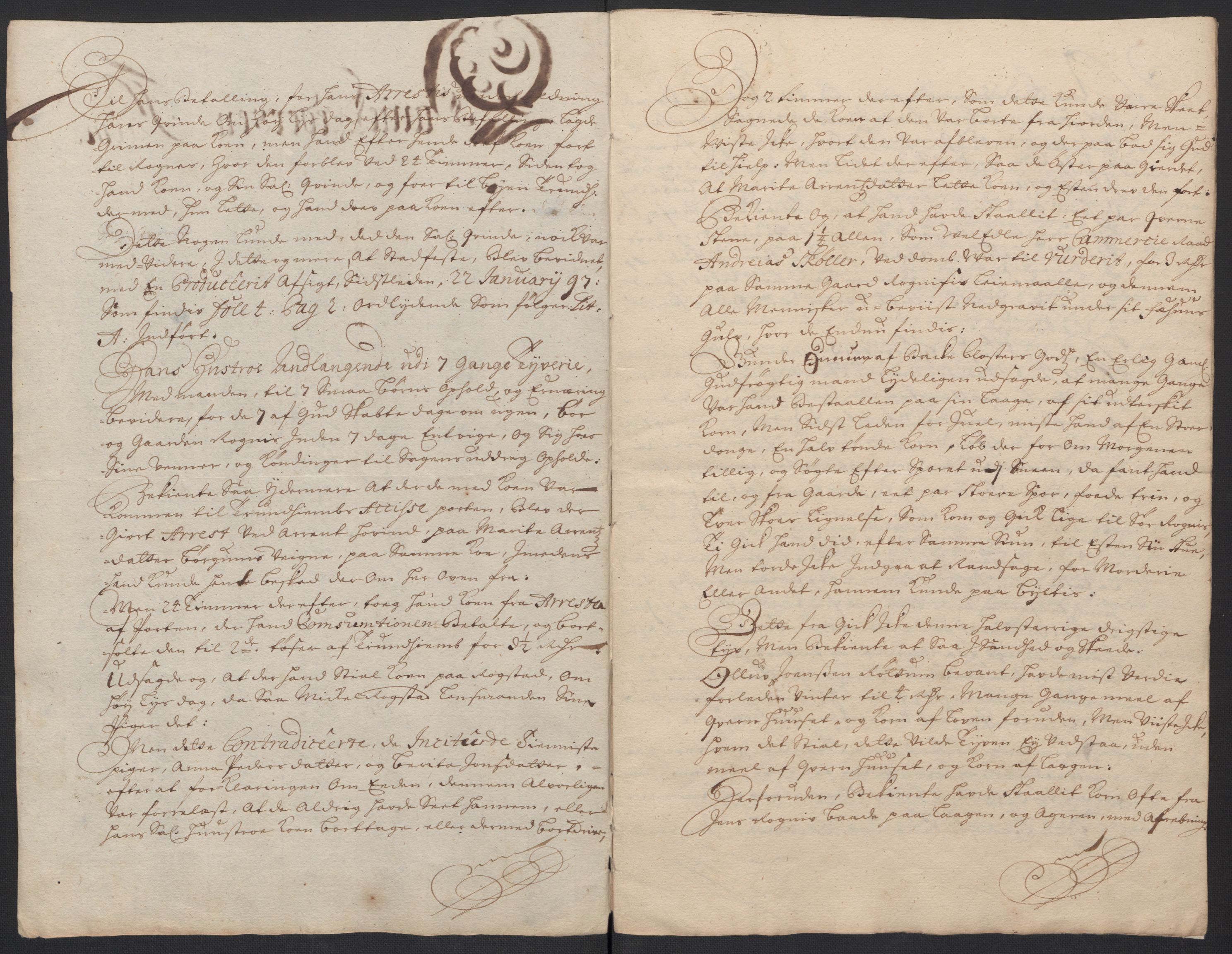 Rentekammeret inntil 1814, Reviderte regnskaper, Fogderegnskap, AV/RA-EA-4092/R60/L3949: Fogderegnskap Orkdal og Gauldal, 1699, p. 392