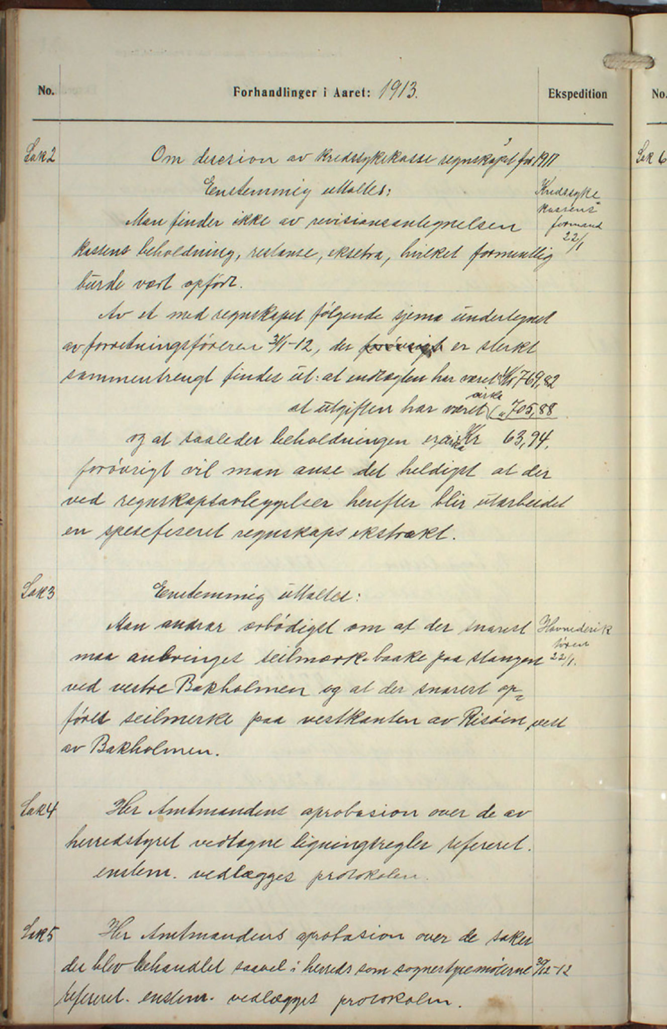 Austevoll kommune. Formannskapet, IKAH/1244-021/A/Aa/L0002b: Møtebok for heradstyret, 1910-1919, p. 104