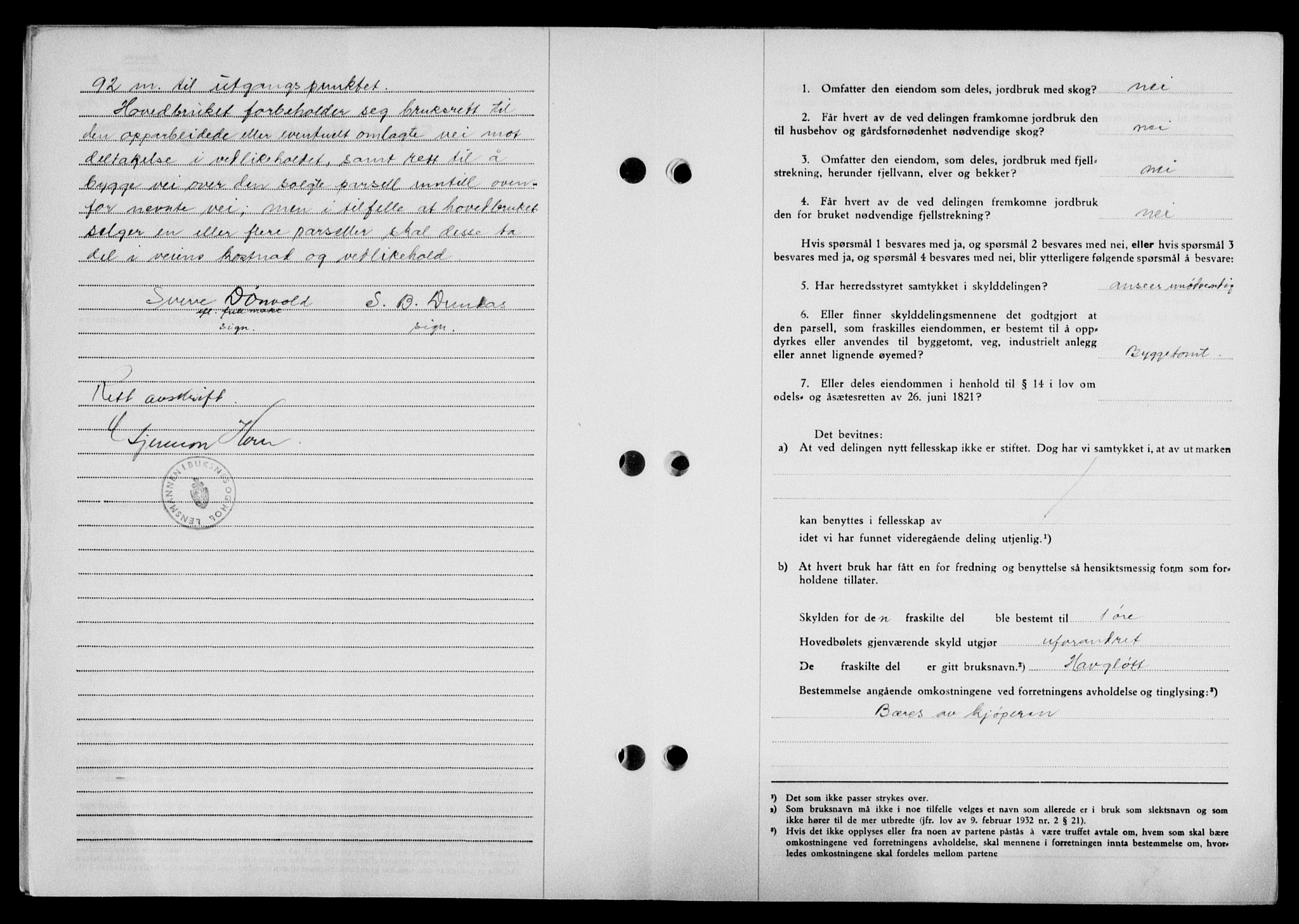 Lofoten sorenskriveri, SAT/A-0017/1/2/2C/L0023a: Mortgage book no. 23a, 1950-1950, Diary no: : 1147/1950