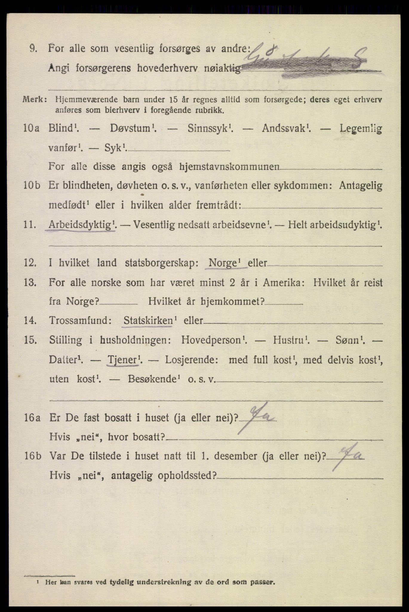 SAH, 1920 census for Eidskog, 1920, p. 15010