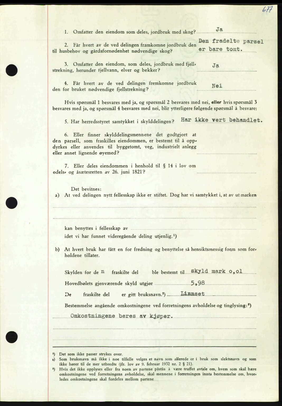 Nordmøre sorenskriveri, AV/SAT-A-4132/1/2/2Ca: Mortgage book no. A115, 1950-1950, Diary no: : 2283/1950