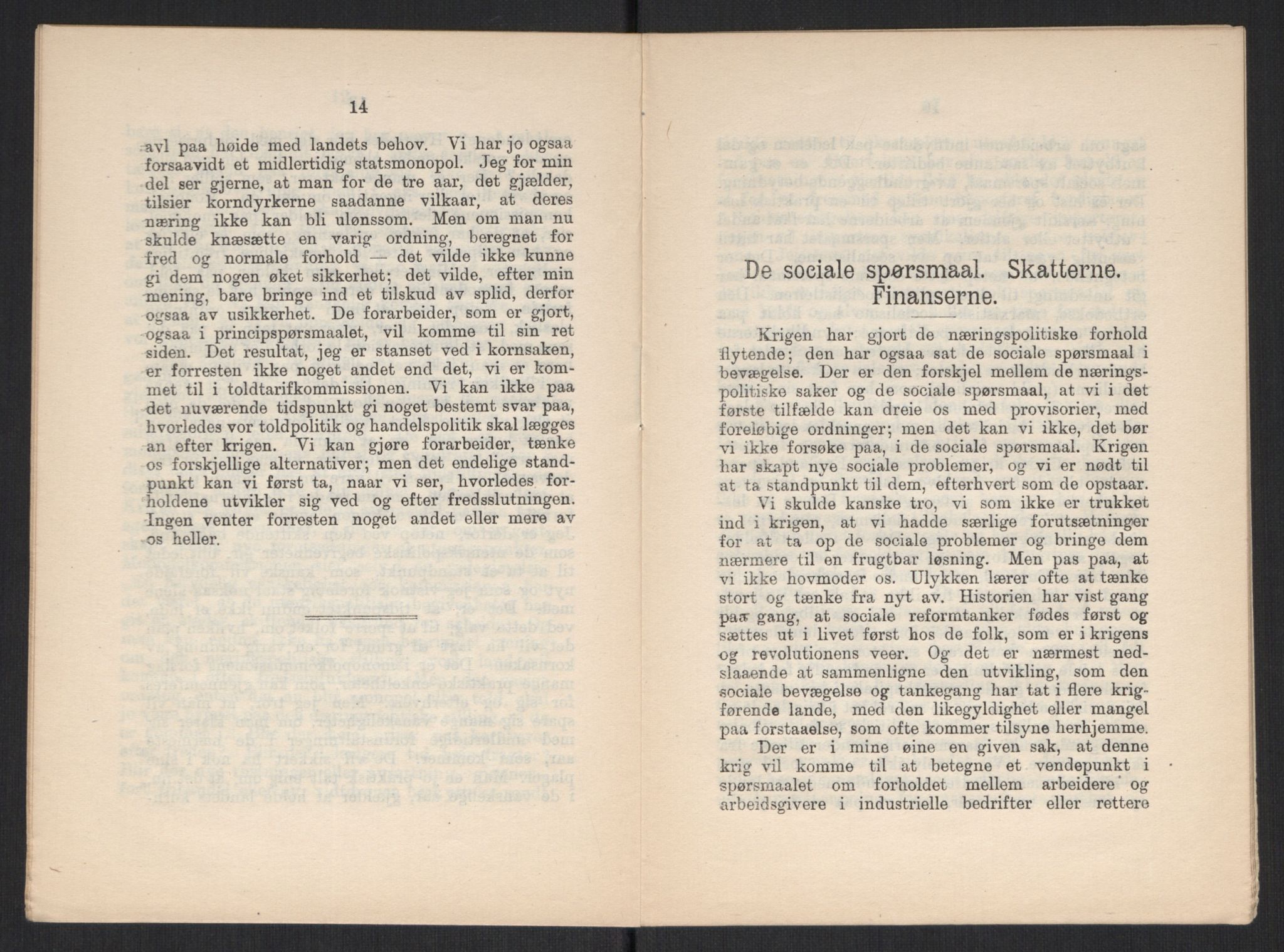 Venstres Hovedorganisasjon, AV/RA-PA-0876/X/L0001: De eldste skrifter, 1860-1936, p. 1005