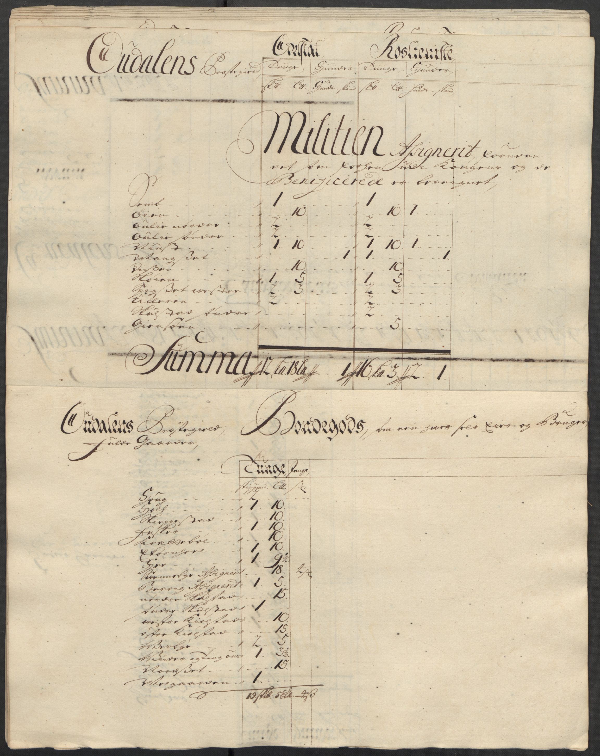 Rentekammeret inntil 1814, Reviderte regnskaper, Fogderegnskap, AV/RA-EA-4092/R13/L0853: Fogderegnskap Solør, Odal og Østerdal, 1715, p. 125