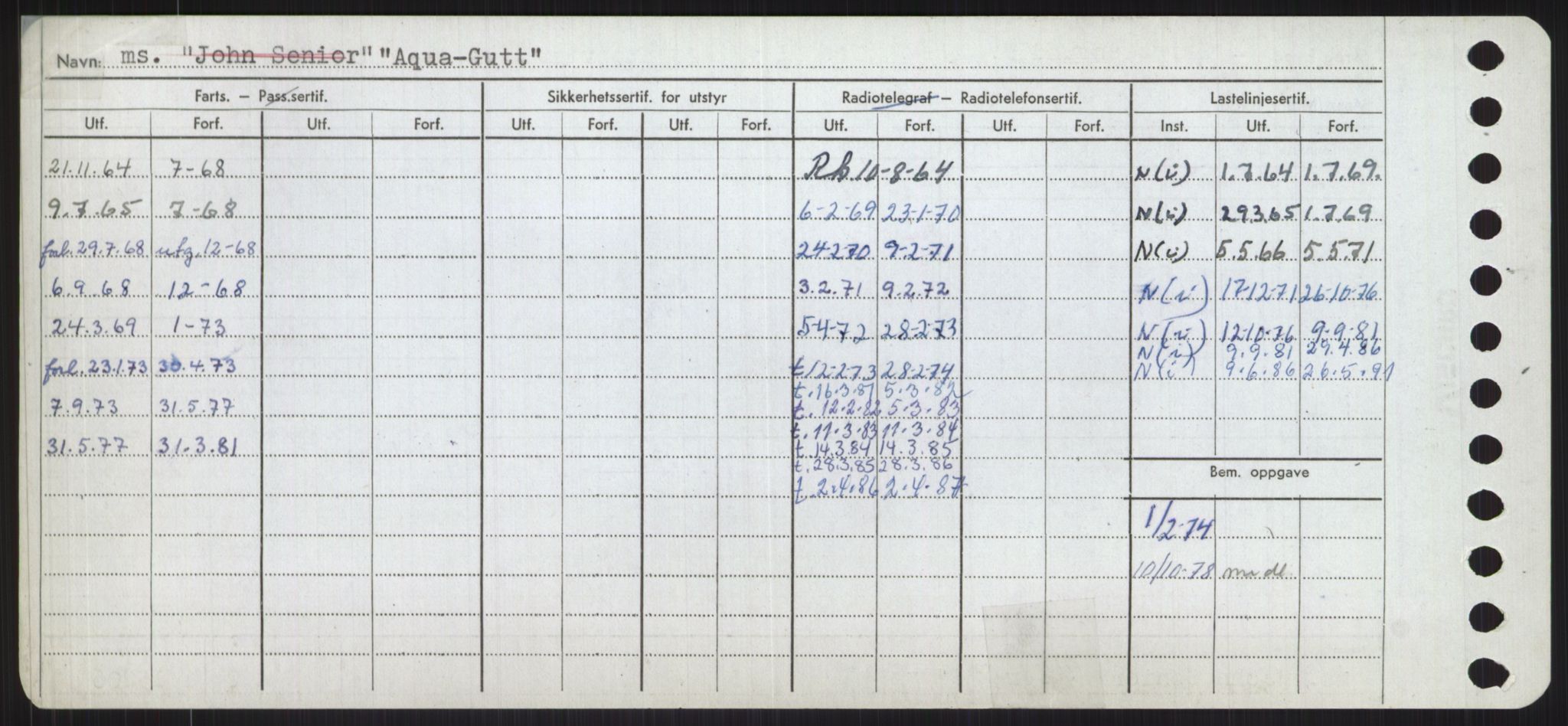 Sjøfartsdirektoratet med forløpere, Skipsmålingen, RA/S-1627/H/Ha/L0001/0001: Fartøy, A-Eig / Fartøy A-Bjøn, p. 332