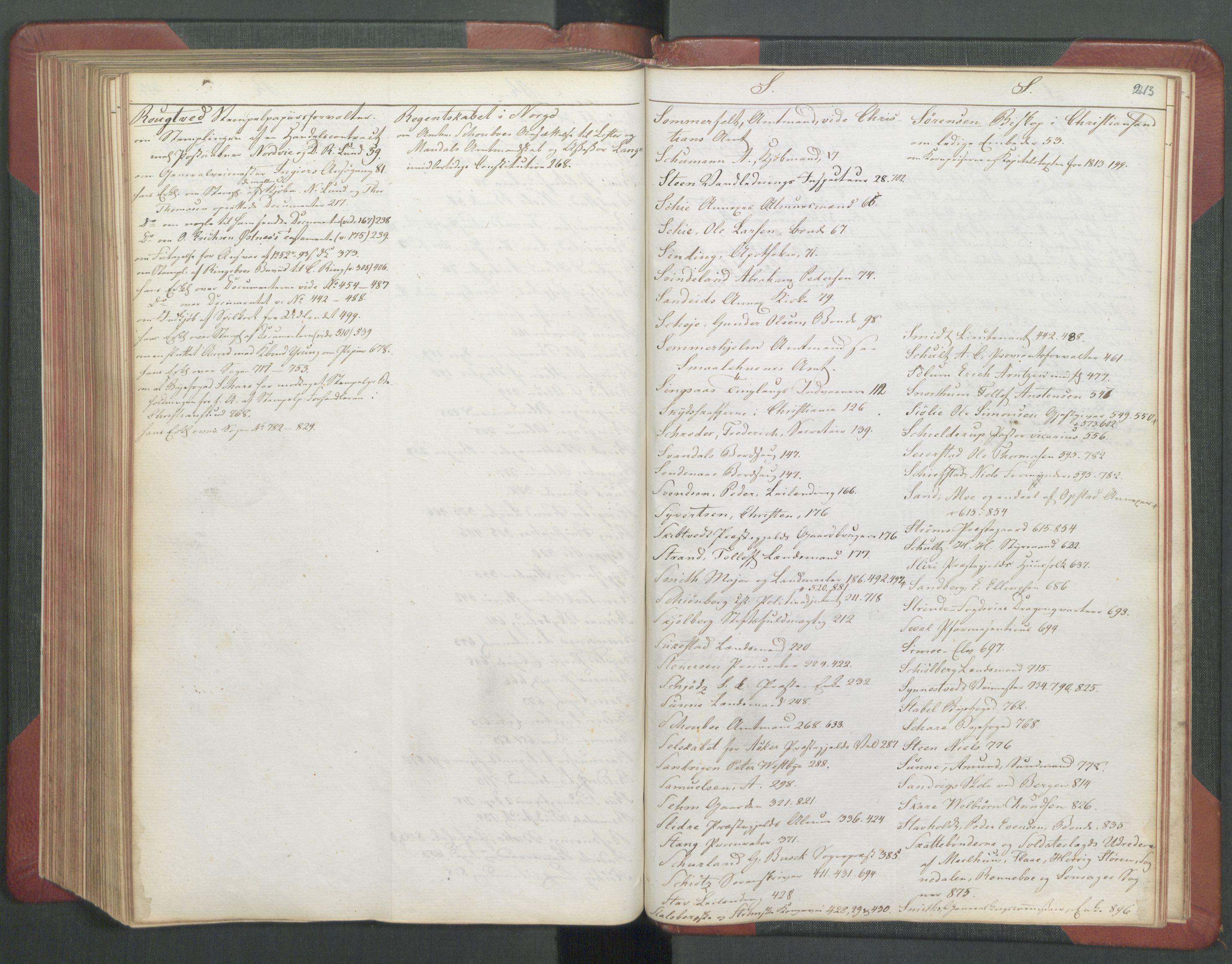 Departementene i 1814, RA/S-3899/Fb/L0029: Journal A 1-900 (ekstraktprotokoll), 1814, p. 213