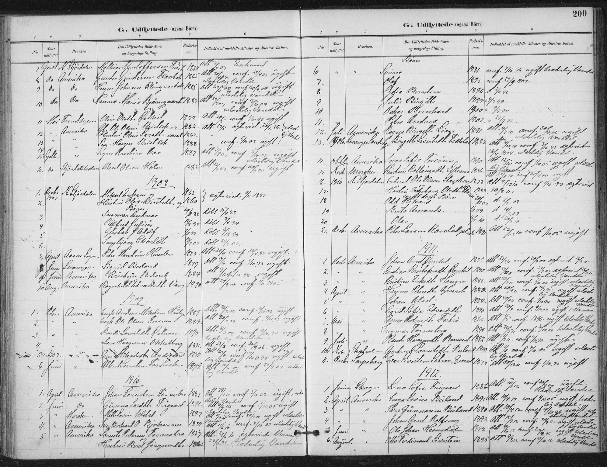 Ministerialprotokoller, klokkerbøker og fødselsregistre - Nord-Trøndelag, SAT/A-1458/703/L0031: Parish register (official) no. 703A04, 1893-1914, p. 209