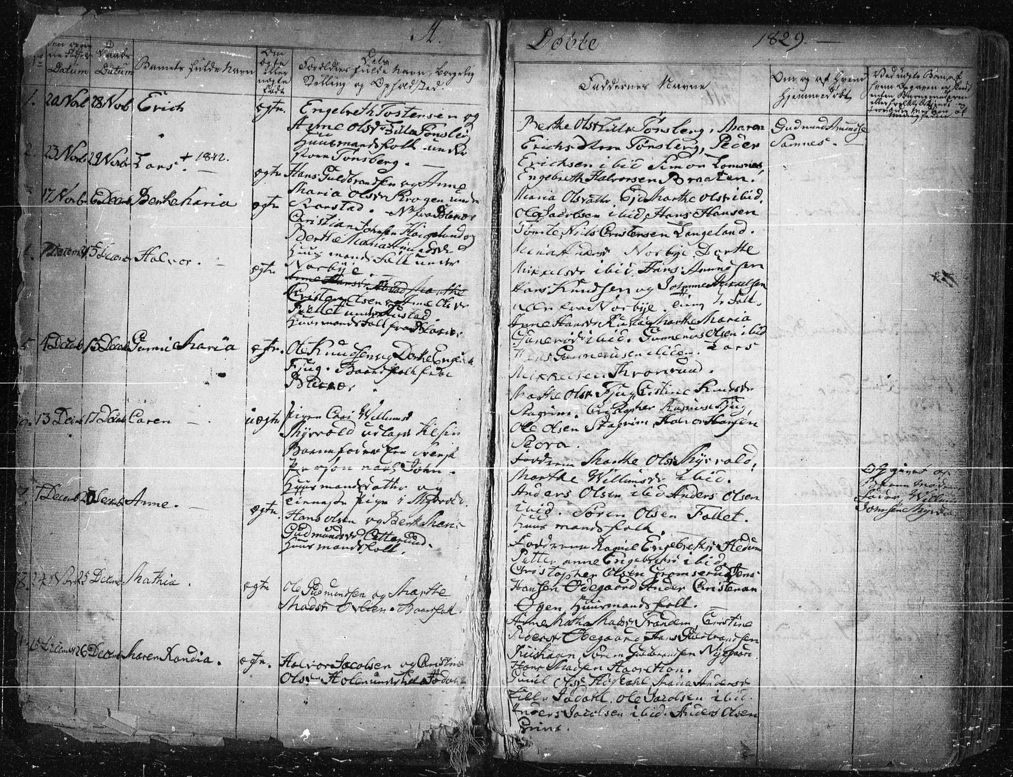 Aurskog prestekontor Kirkebøker, SAO/A-10304a/F/Fa/L0006: Parish register (official) no. I 6, 1829-1853, p. 2
