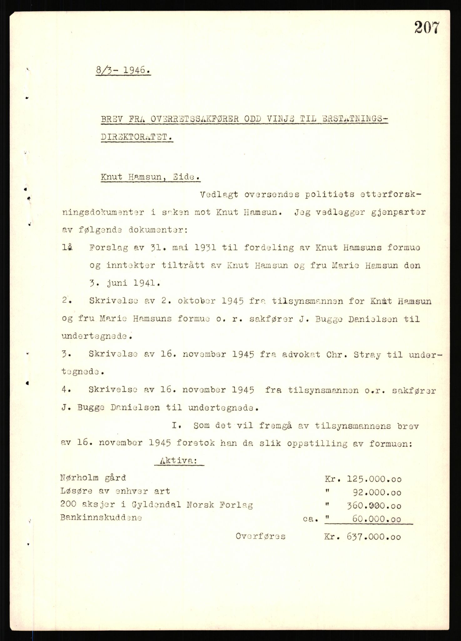 Landssvikarkivet, Arendal politikammer, AV/RA-S-3138-25/D/Dc, 1945-1951, p. 934