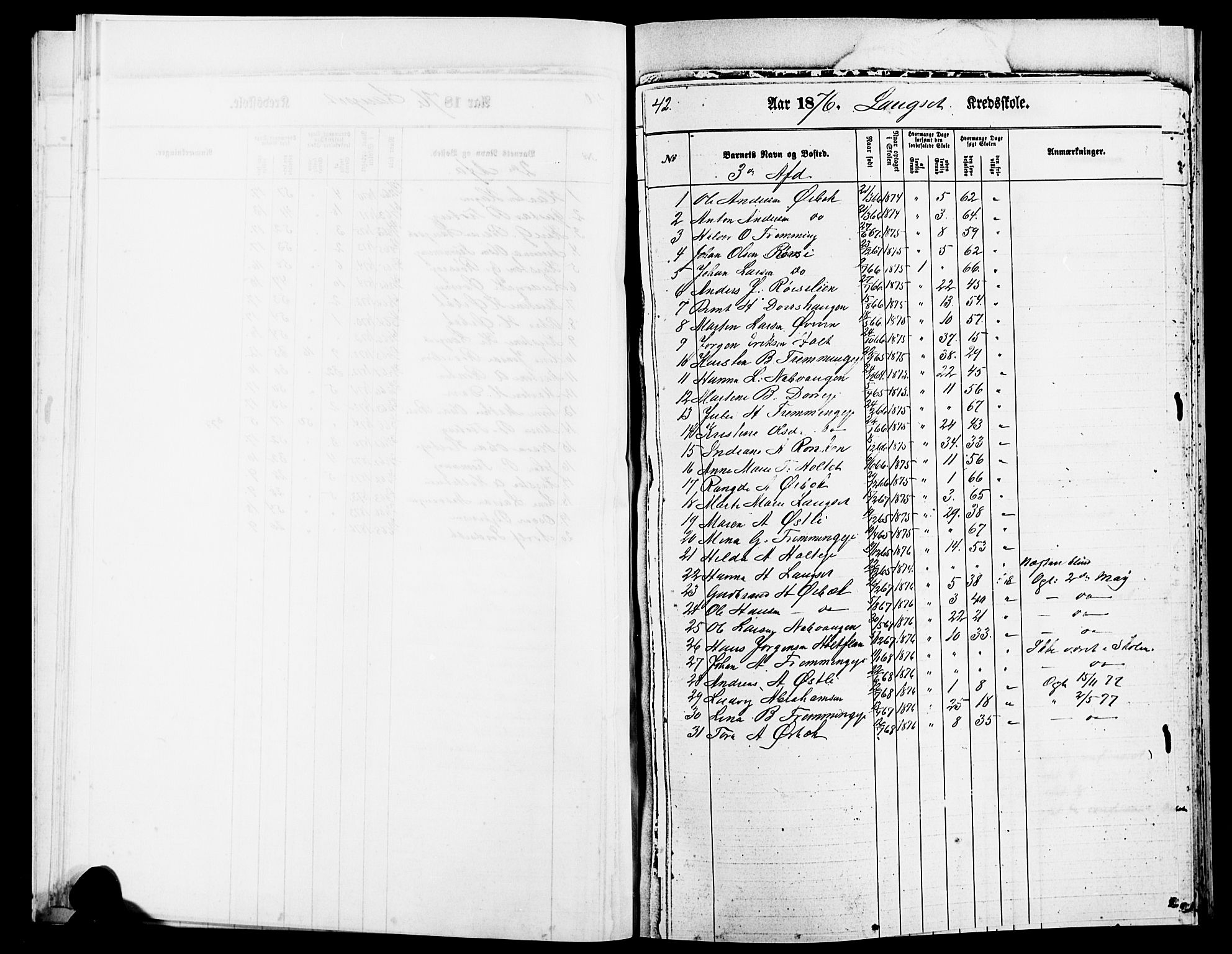 Eidsvoll prestekontor Kirkebøker, AV/SAO-A-10888/O/Oa/L0004: Other parish register no. 4, 1870-1896, p. 42