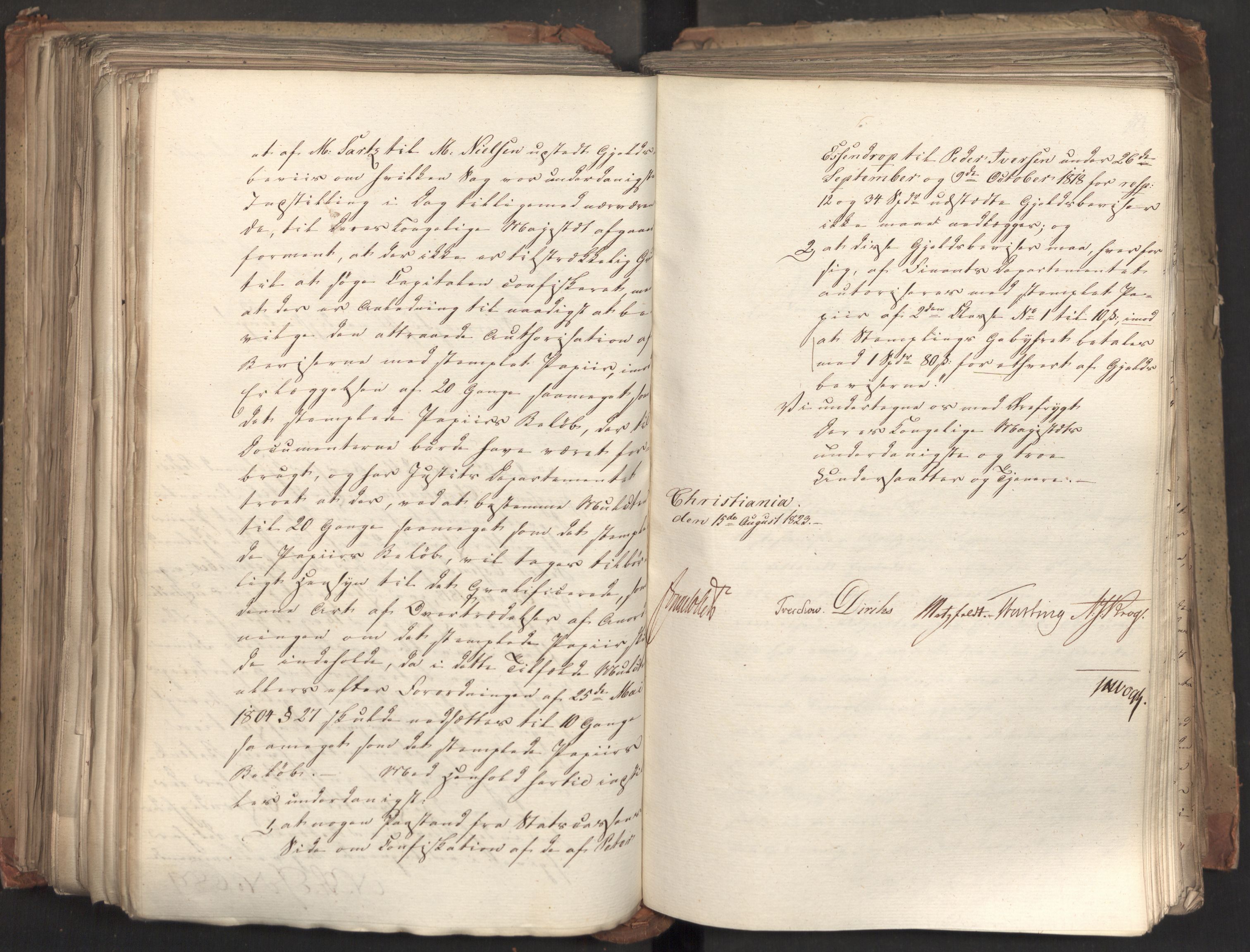 Statsrådsavdelingen i Stockholm, AV/RA-S-1003/D/Da/L0035: Regjeringsinnstillinger nr. 541-840, 1823, p. 396