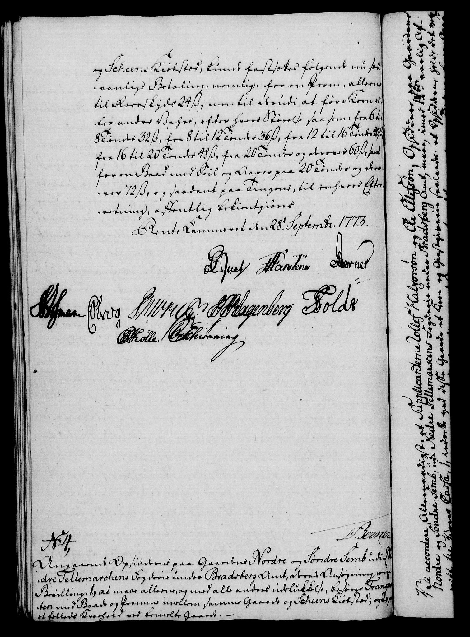 Rentekammeret, Kammerkanselliet, RA/EA-3111/G/Gf/Gfa/L0055: Norsk relasjons- og resolusjonsprotokoll (merket RK 52.55), 1773, p. 248