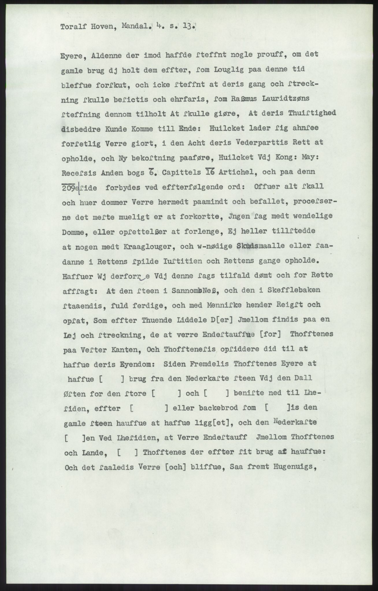 Samlinger til kildeutgivelse, Diplomavskriftsamlingen, AV/RA-EA-4053/H/Ha, p. 1703