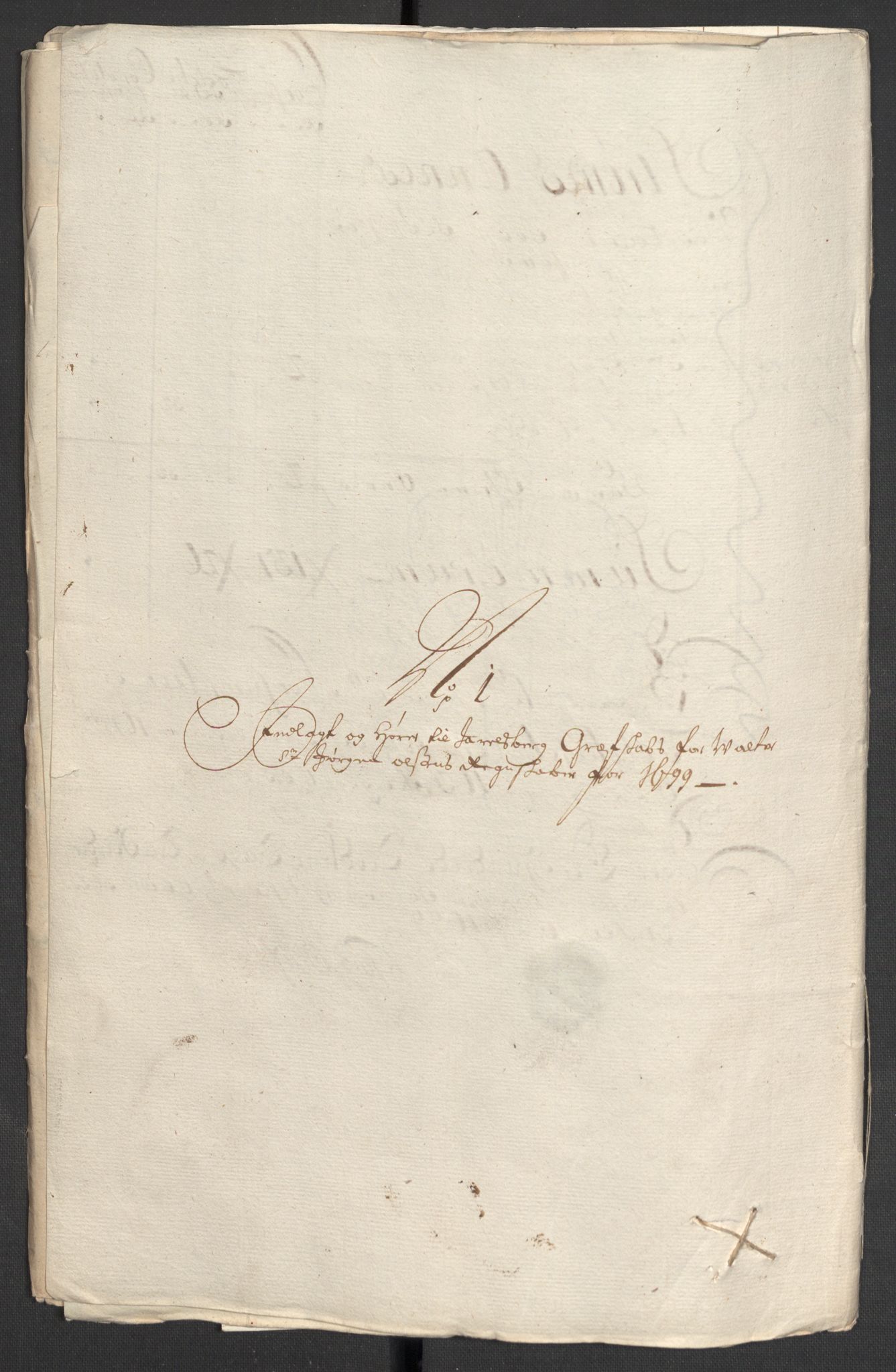Rentekammeret inntil 1814, Reviderte regnskaper, Fogderegnskap, RA/EA-4092/R32/L1868: Fogderegnskap Jarlsberg grevskap, 1697-1699, p. 266