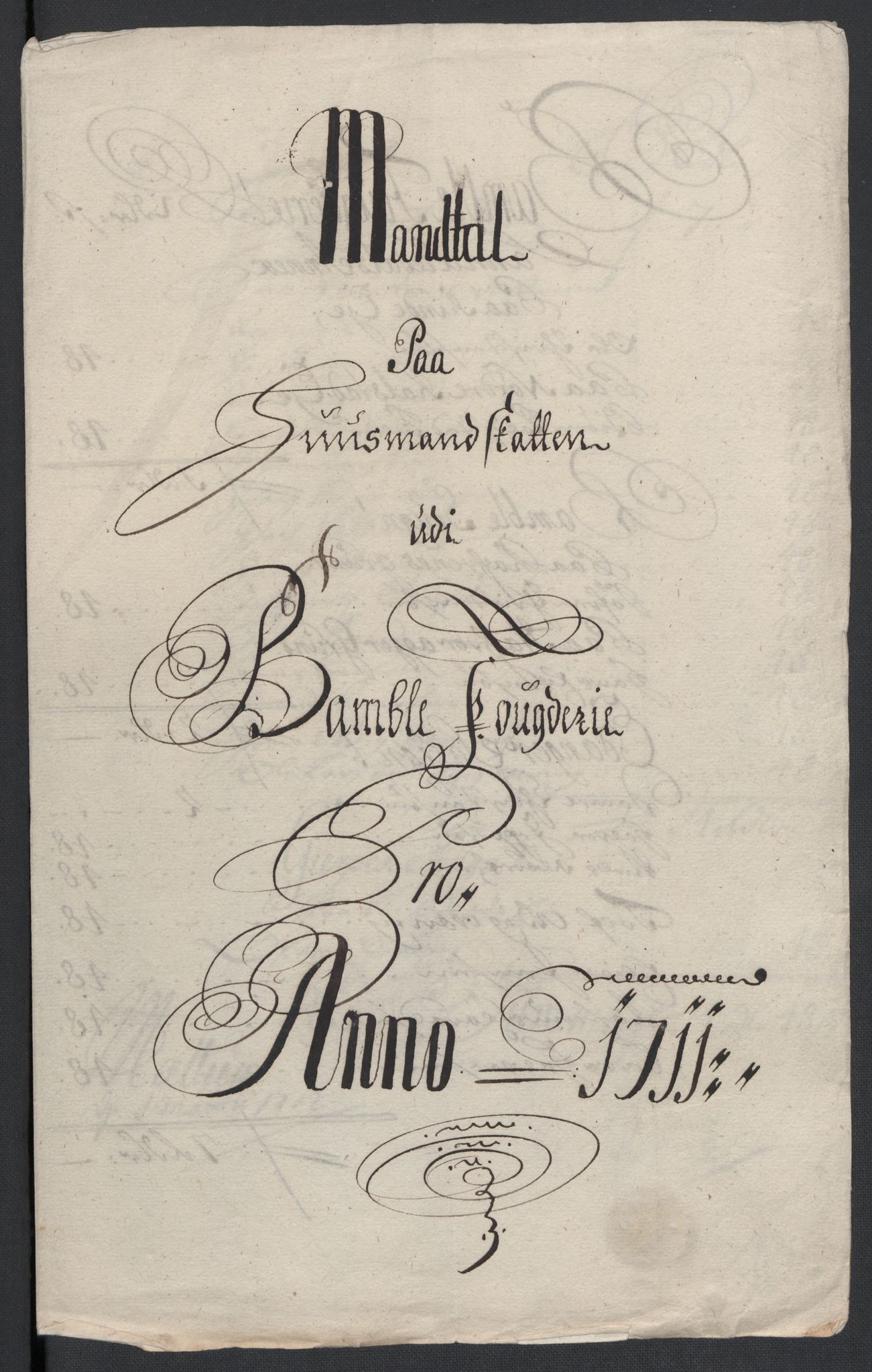 Rentekammeret inntil 1814, Reviderte regnskaper, Fogderegnskap, RA/EA-4092/R36/L2120: Fogderegnskap Øvre og Nedre Telemark og Bamble, 1711, p. 142
