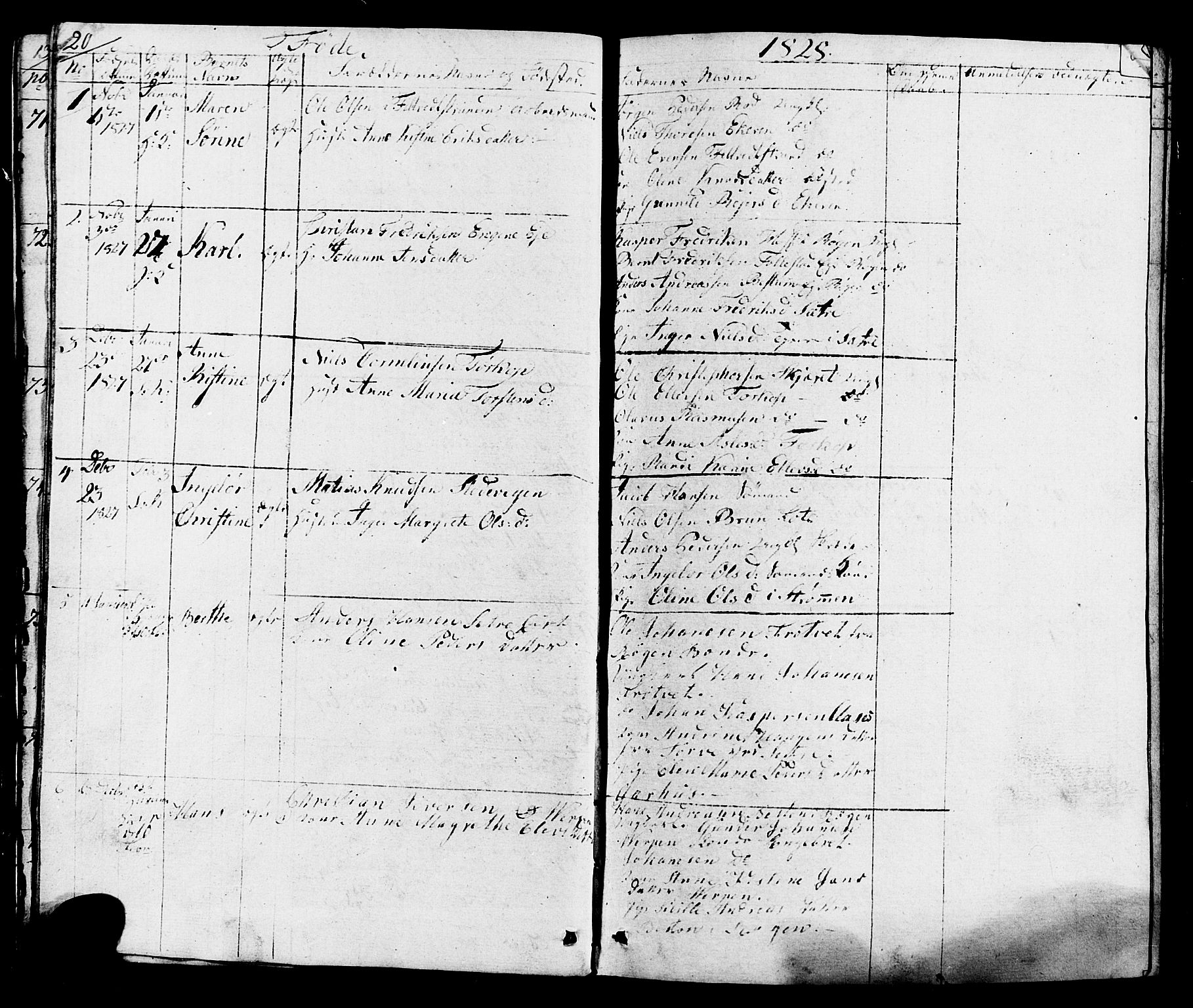 Hurum kirkebøker, SAKO/A-229/G/Ga/L0002: Parish register (copy) no. I 2, 1827-1857, p. 20