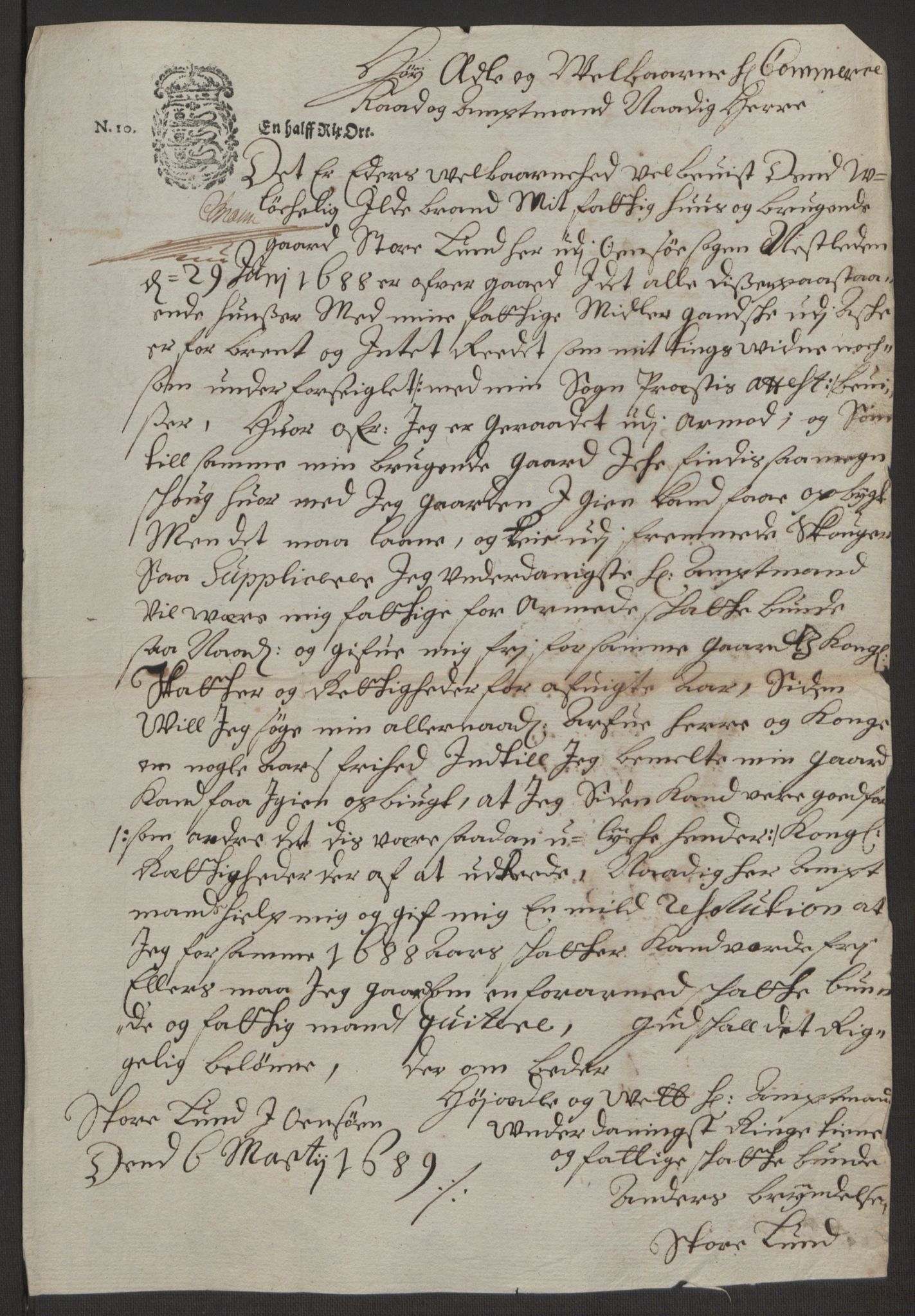 Rentekammeret inntil 1814, Reviderte regnskaper, Fogderegnskap, AV/RA-EA-4092/R03/L0118: Fogderegnskap Onsøy, Tune, Veme og Åbygge fogderi, 1684-1689, p. 252