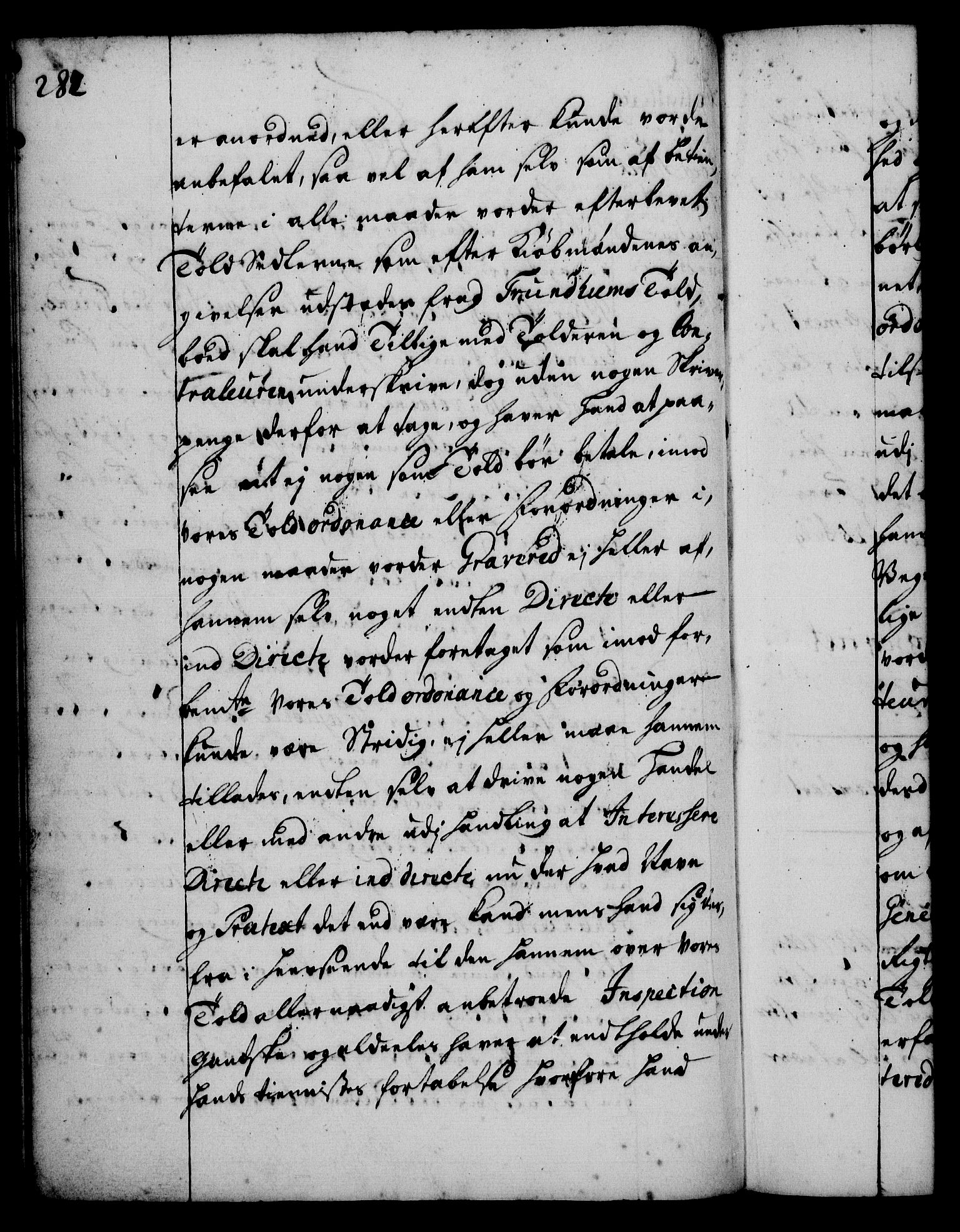 Rentekammeret, Kammerkanselliet, RA/EA-3111/G/Gg/Gge/L0001: Norsk bestallingsprotokoll med register (merket RK 53.25), 1720-1730, p. 282