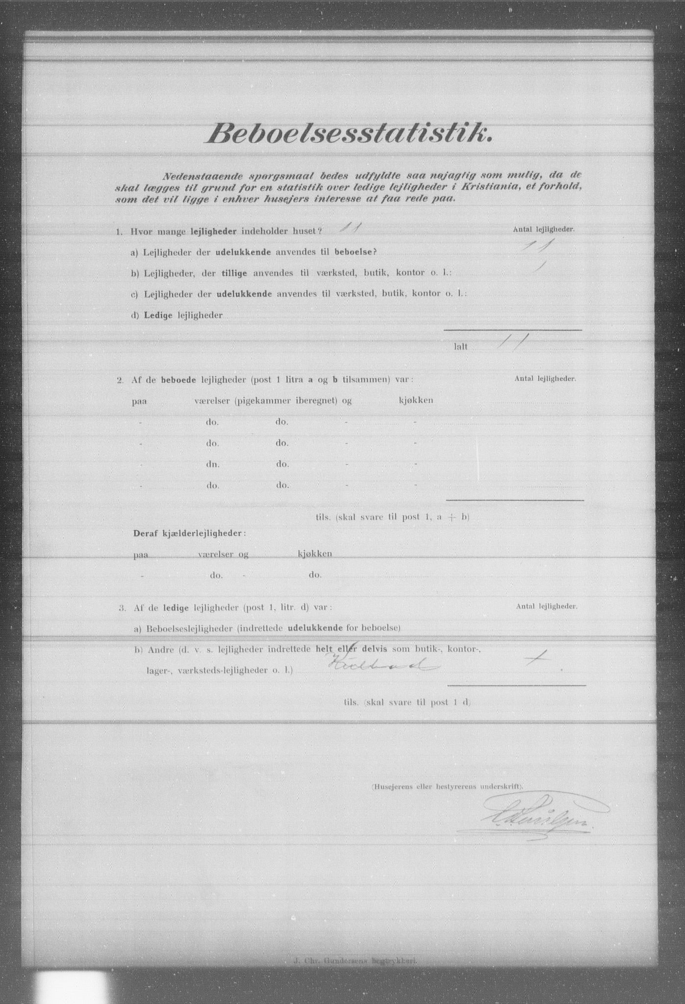 OBA, Municipal Census 1902 for Kristiania, 1902, p. 5874