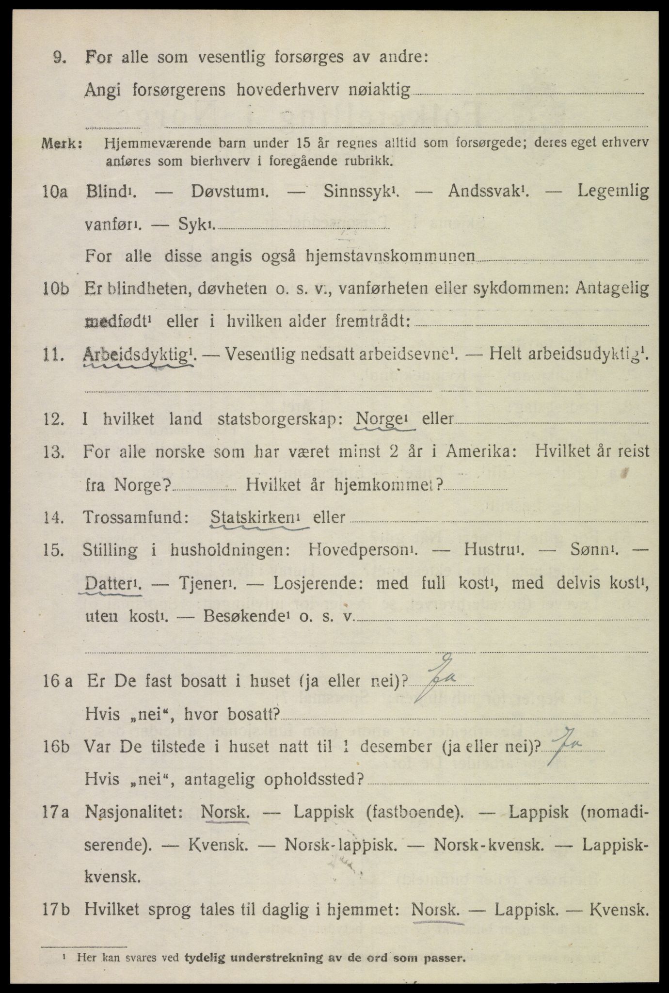 SAT, 1920 census for Inderøy, 1920, p. 2132