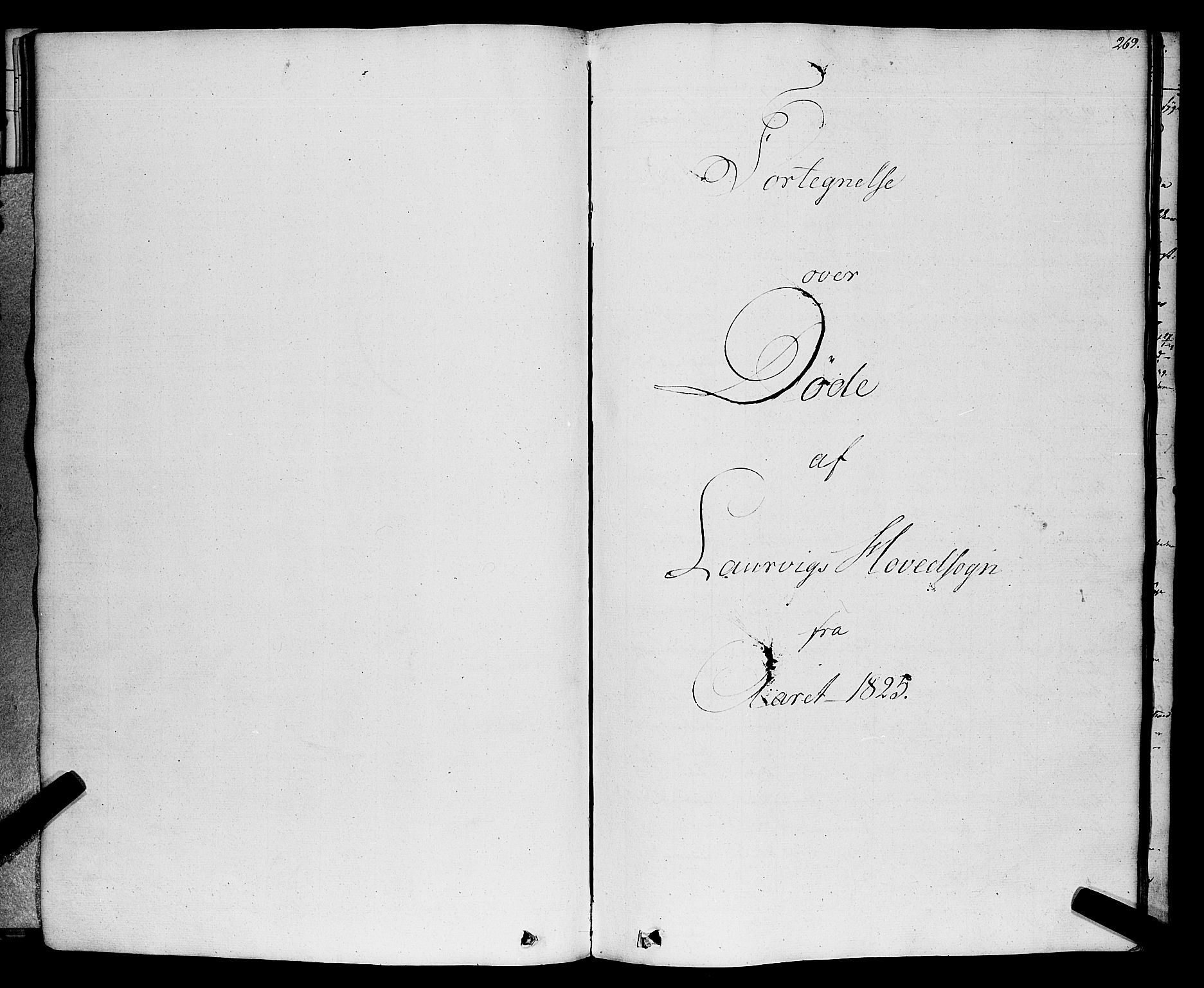 Larvik kirkebøker, SAKO/A-352/F/Fa/L0002: Parish register (official) no. I 2, 1825-1847, p. 269