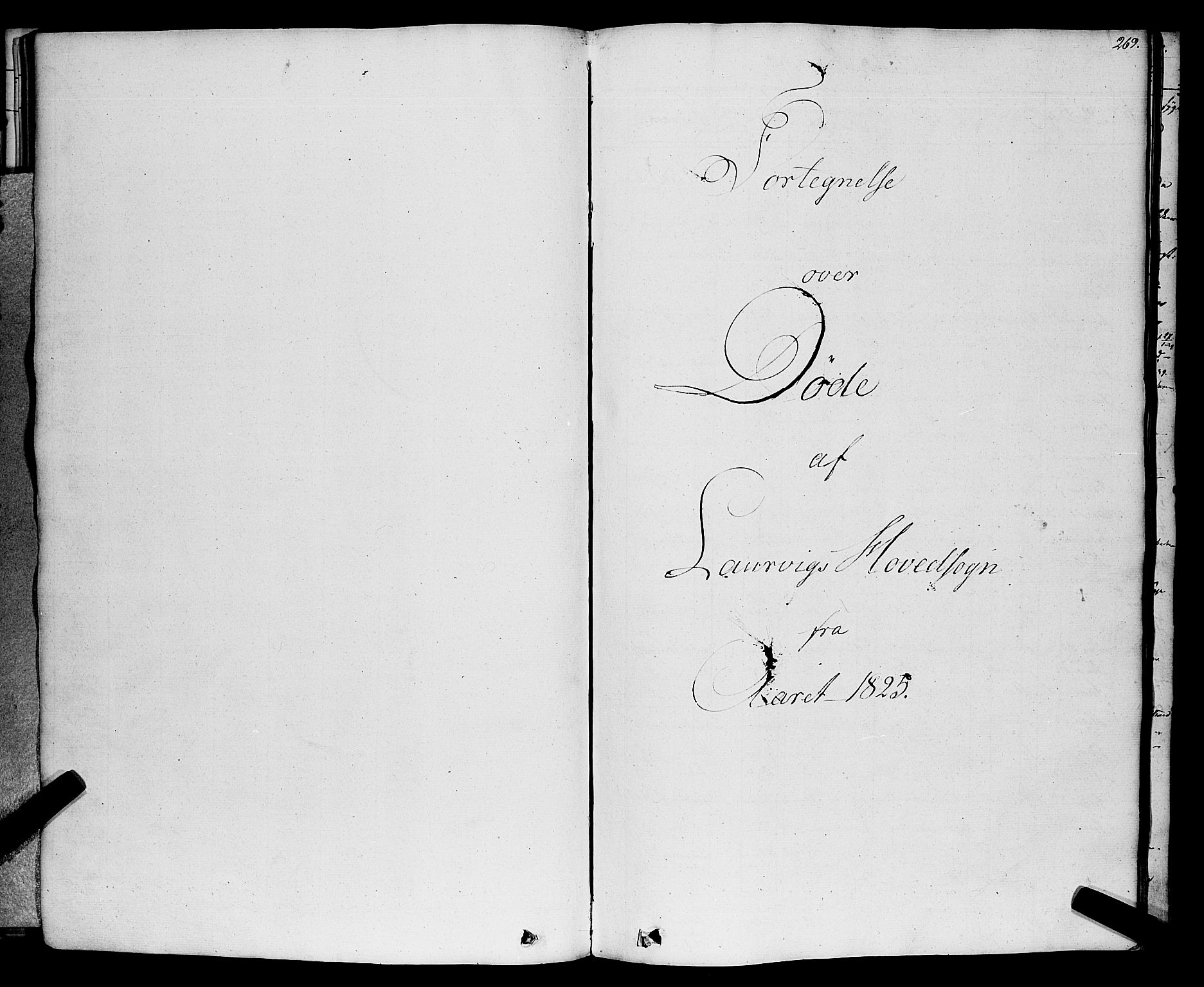 Larvik kirkebøker, AV/SAKO-A-352/F/Fa/L0002: Parish register (official) no. I 2, 1825-1847, p. 269