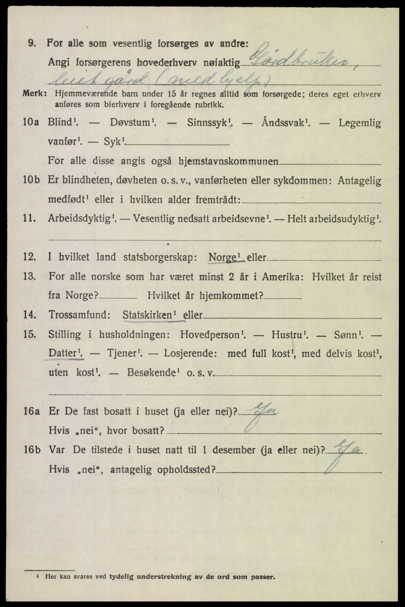 SAK, 1920 census for Halse og Harkmark, 1920, p. 7306