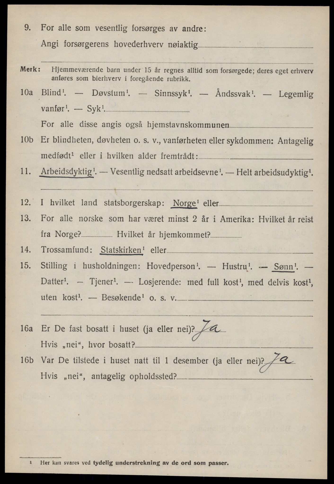 SAT, 1920 census for Kornstad, 1920, p. 1934