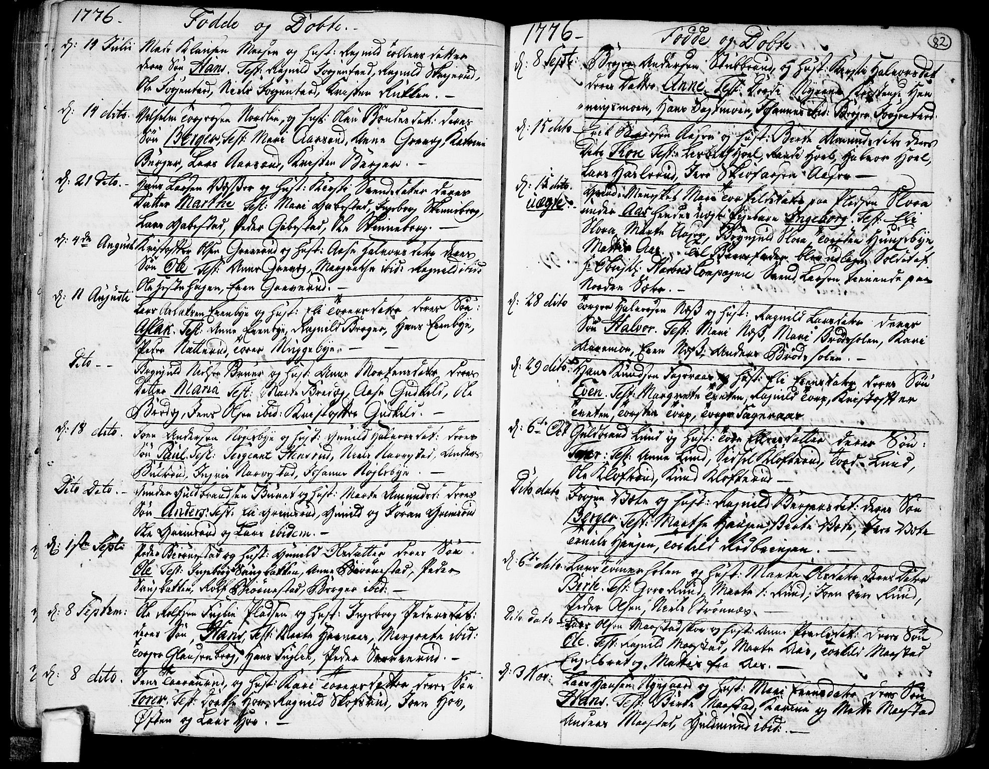 Trøgstad prestekontor Kirkebøker, AV/SAO-A-10925/F/Fa/L0004: Parish register (official) no. I 4, 1750-1784, p. 82