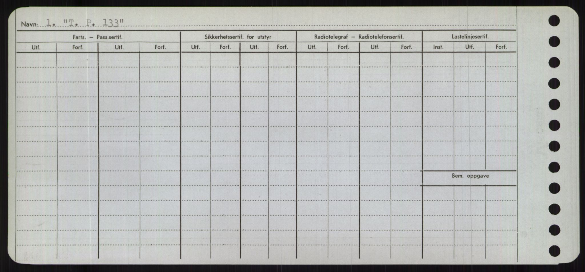 Sjøfartsdirektoratet med forløpere, Skipsmålingen, AV/RA-S-1627/H/Hc/L0001: Lektere, A-Y, p. 468