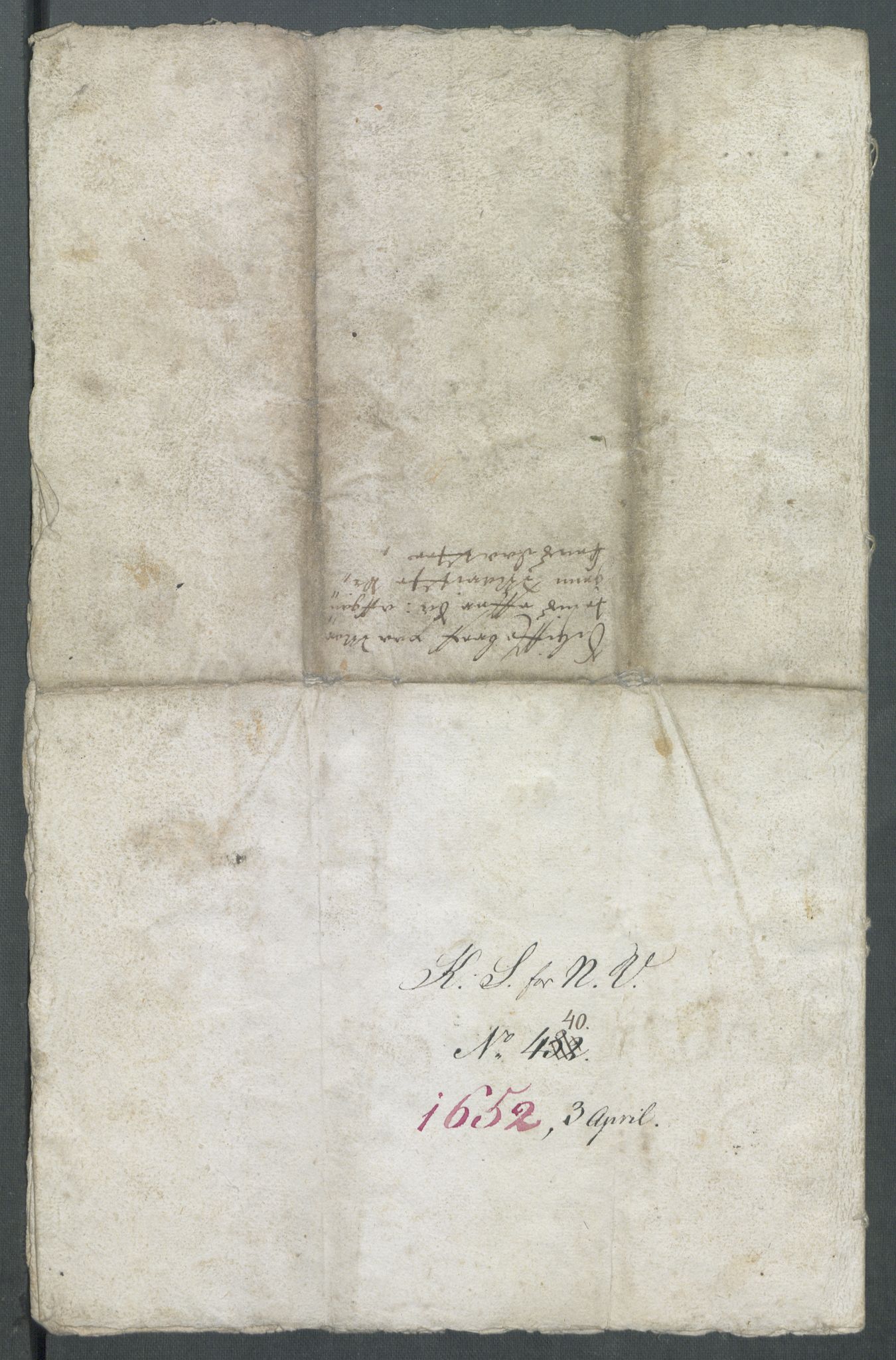 Riksarkivets diplomsamling, AV/RA-EA-5965/F02/L0165: Dokumenter, 1652-1653, p. 27