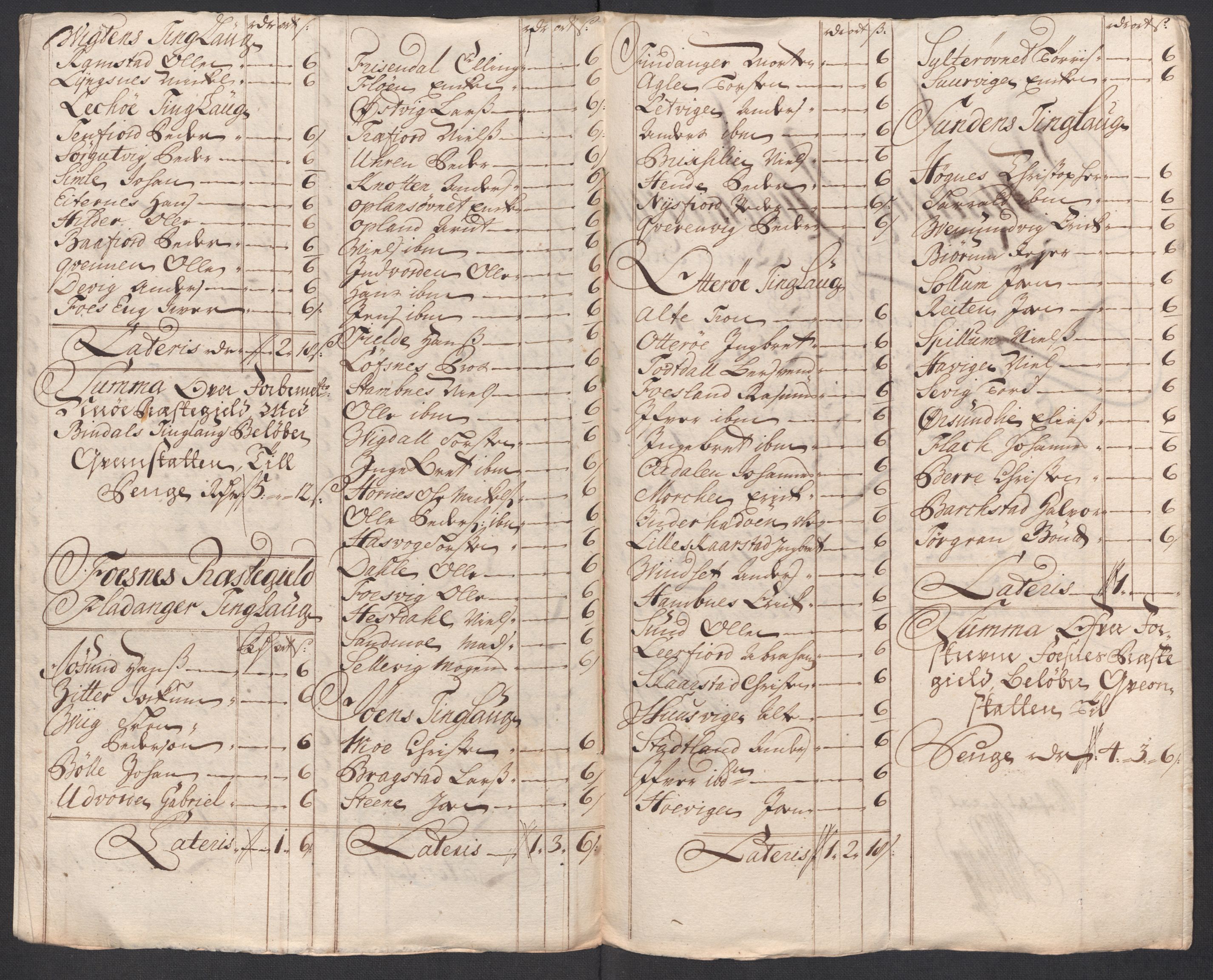 Rentekammeret inntil 1814, Reviderte regnskaper, Fogderegnskap, AV/RA-EA-4092/R64/L4435: Fogderegnskap Namdal, 1714, p. 105