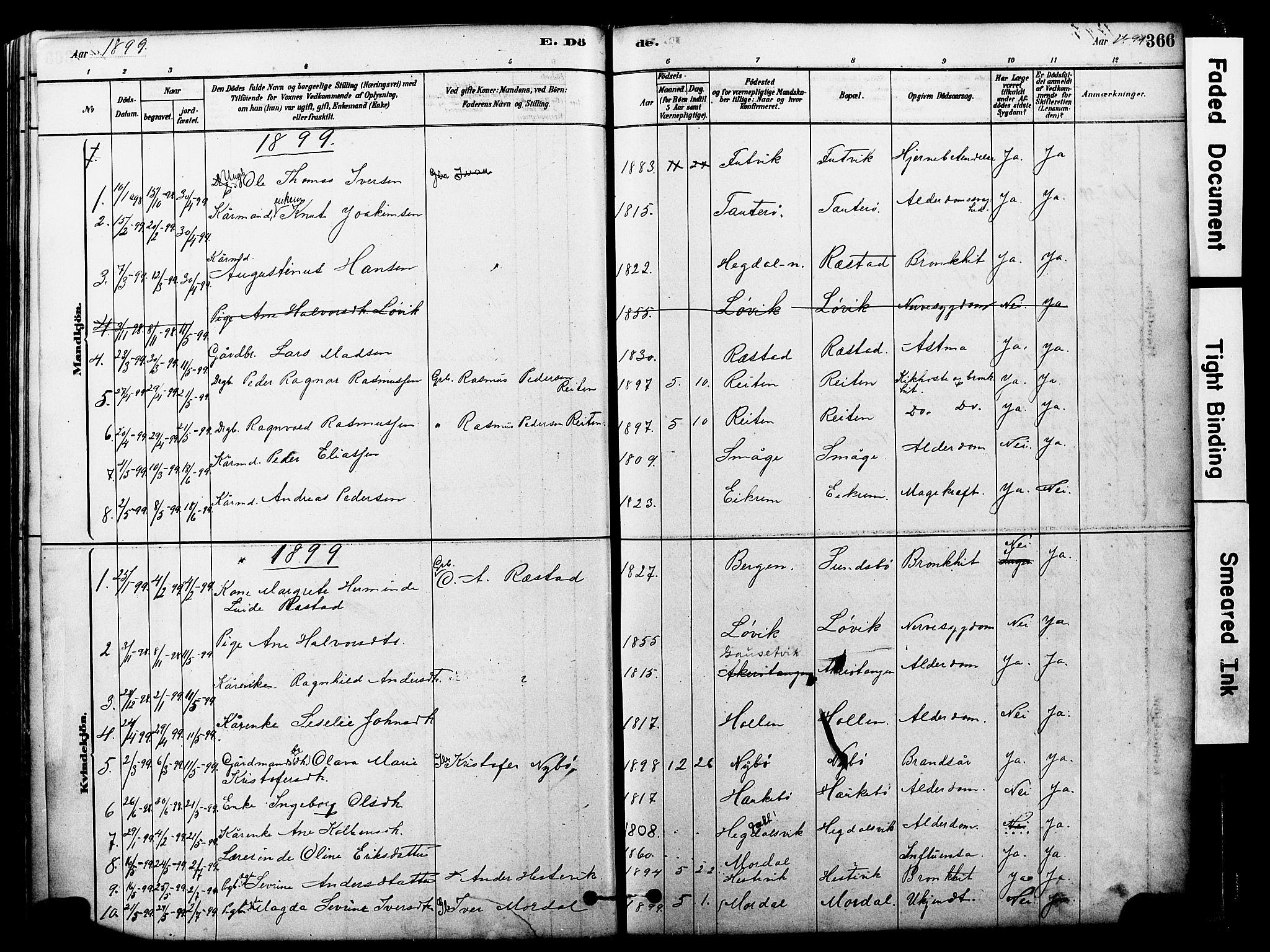 Ministerialprotokoller, klokkerbøker og fødselsregistre - Møre og Romsdal, SAT/A-1454/560/L0721: Parish register (official) no. 560A05, 1878-1917, p. 366