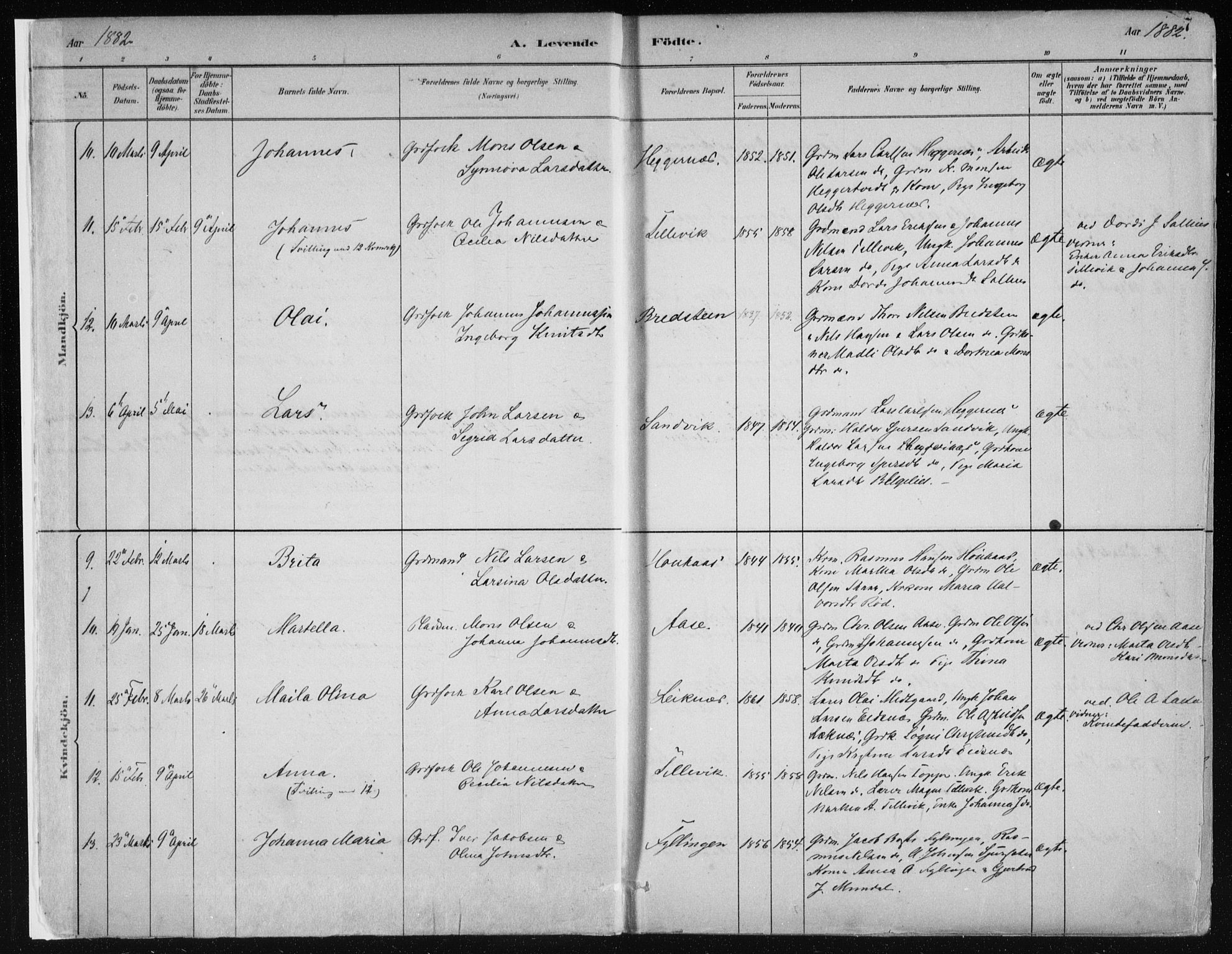 Hamre sokneprestembete, AV/SAB-A-75501/H/Ha/Haa/Haab/L0001: Parish register (official) no. B  1, 1882-1905, p. 7