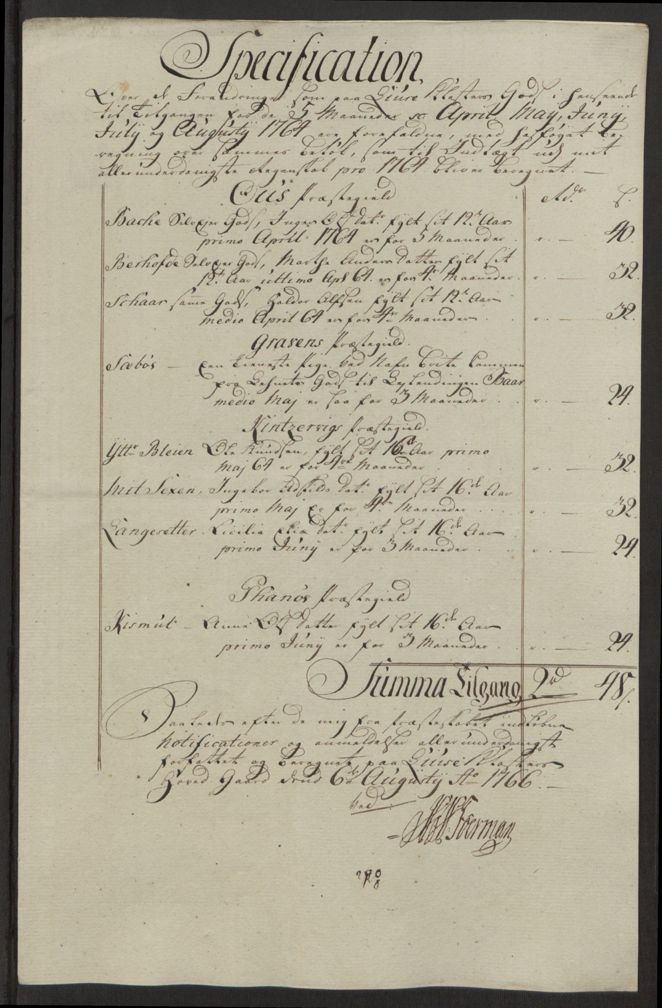 Rentekammeret inntil 1814, Reviderte regnskaper, Fogderegnskap, RA/EA-4092/R50/L3180: Ekstraskatten Lyse kloster, 1762-1783, p. 105