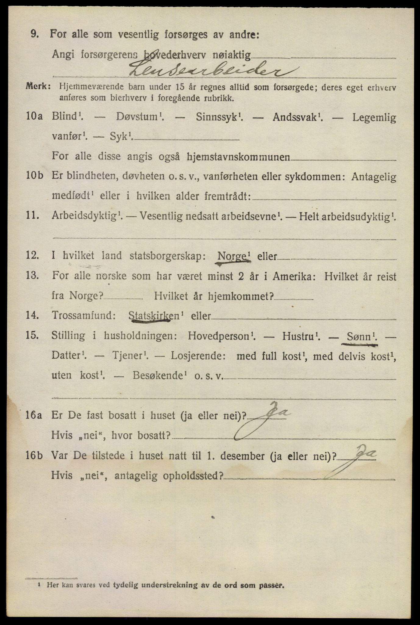 SAO, 1920 census for Fet, 1920, p. 7537