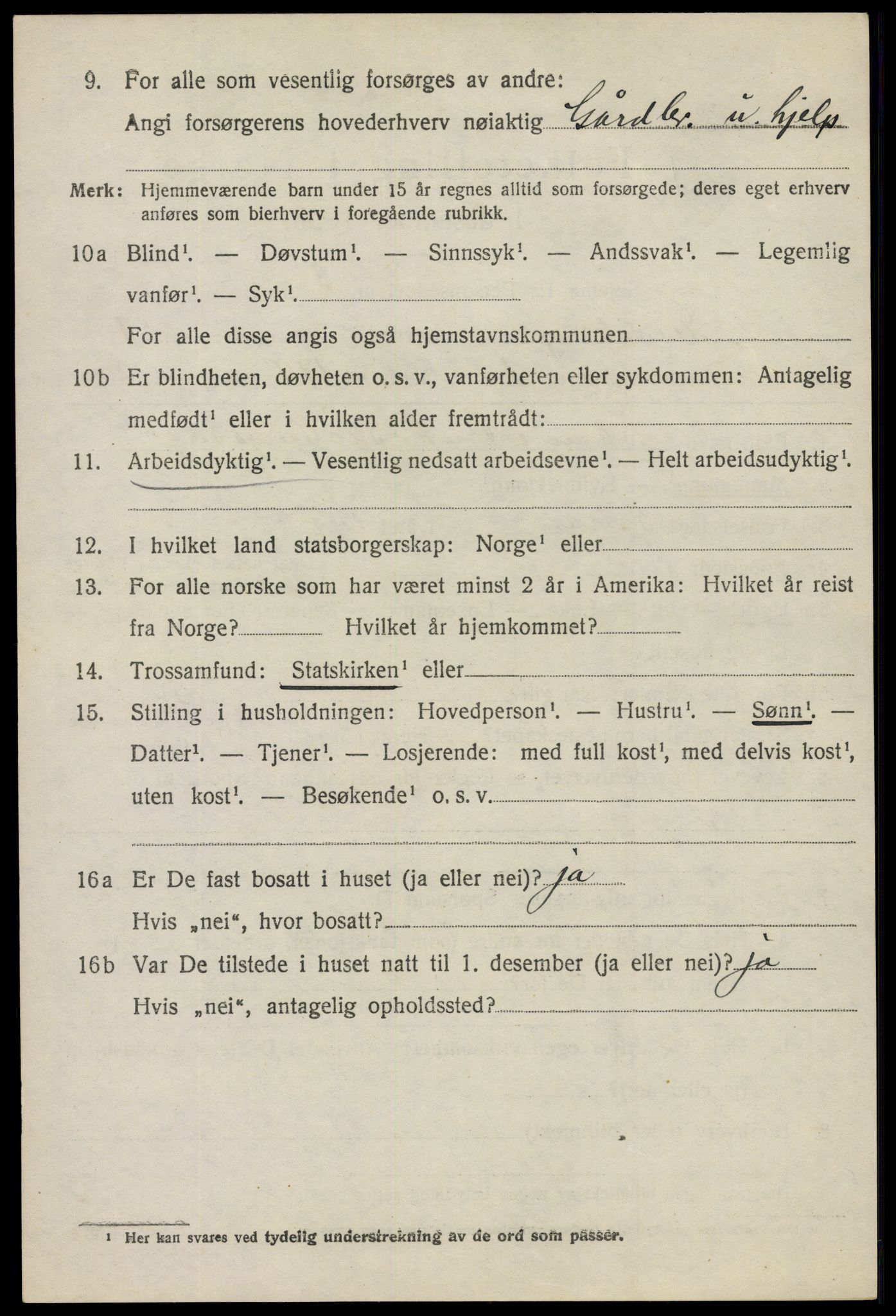 SAO, 1920 census for Eidsberg, 1920, p. 11942