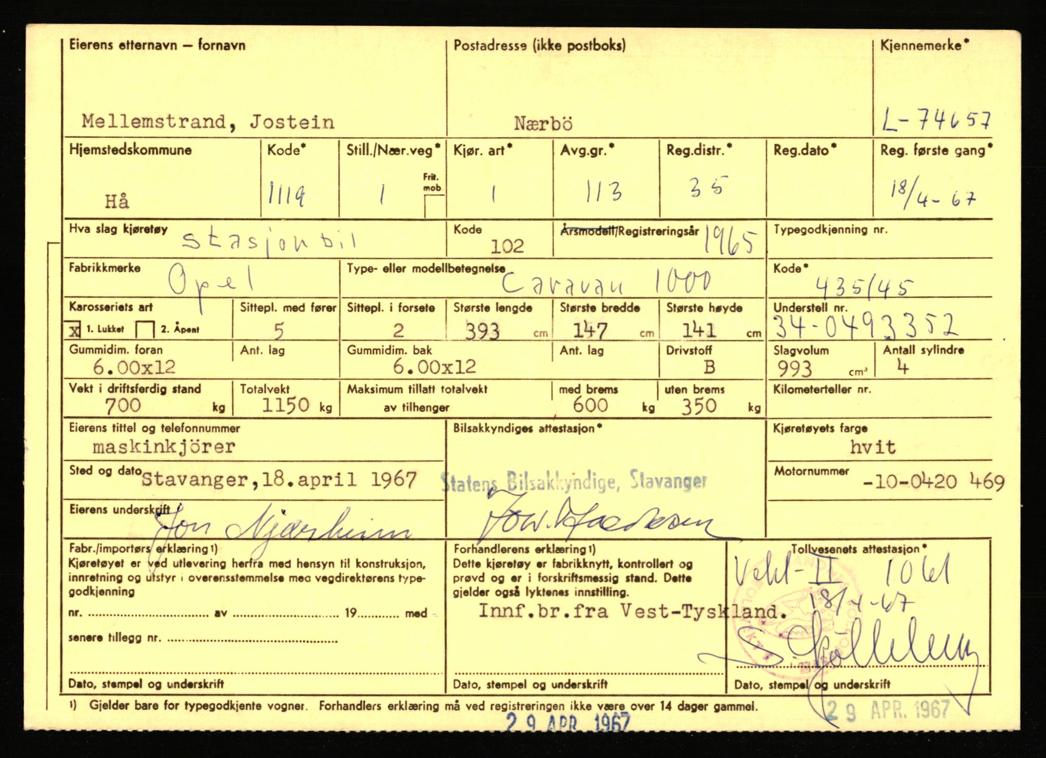 Stavanger trafikkstasjon, AV/SAST-A-101942/0/F/L0067: L-71600 - L-74999, 1930-1971, p. 2112