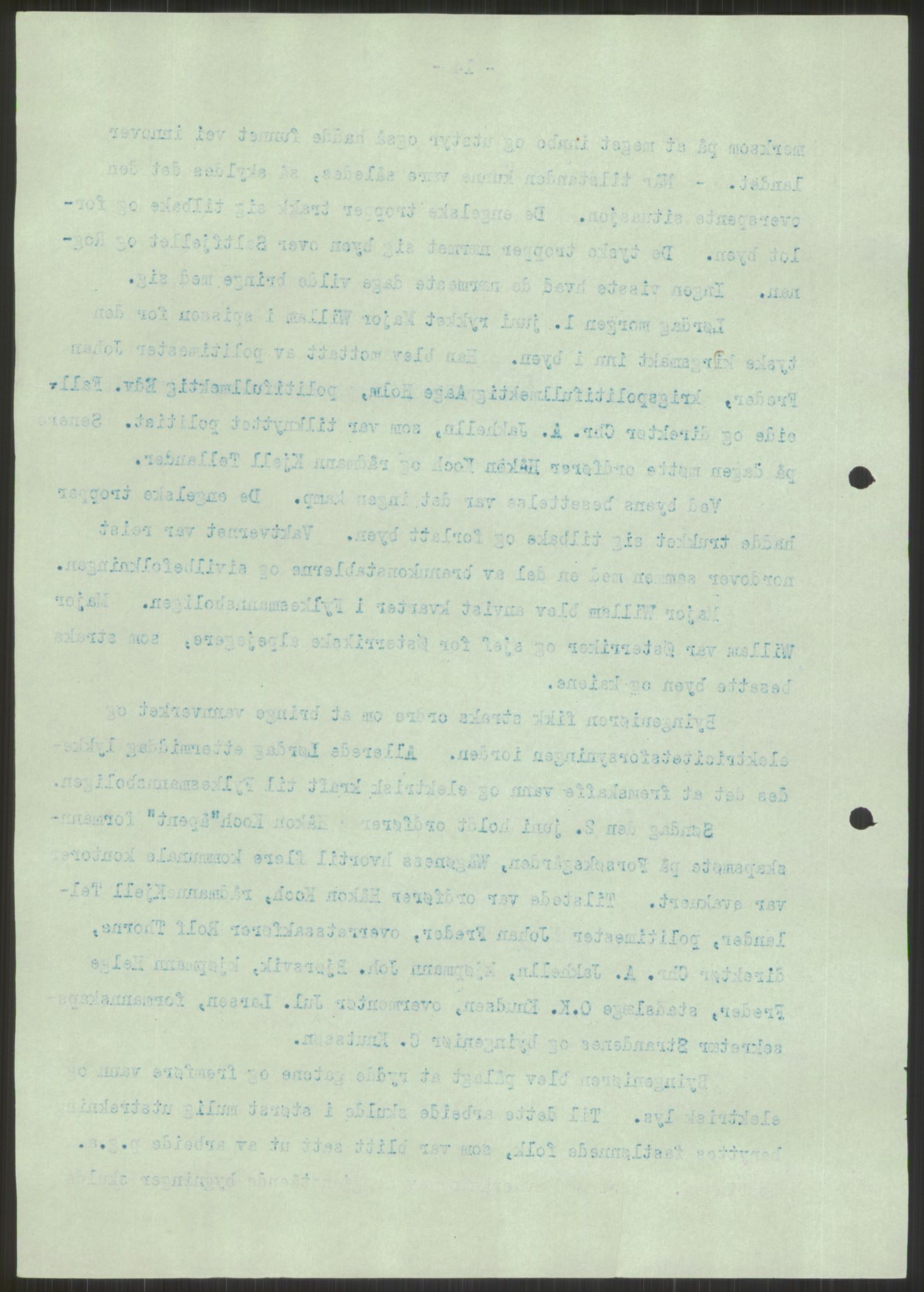 Forsvaret, Forsvarets krigshistoriske avdeling, AV/RA-RAFA-2017/Y/Ya/L0017: II-C-11-31 - Fylkesmenn.  Rapporter om krigsbegivenhetene 1940., 1940, p. 91