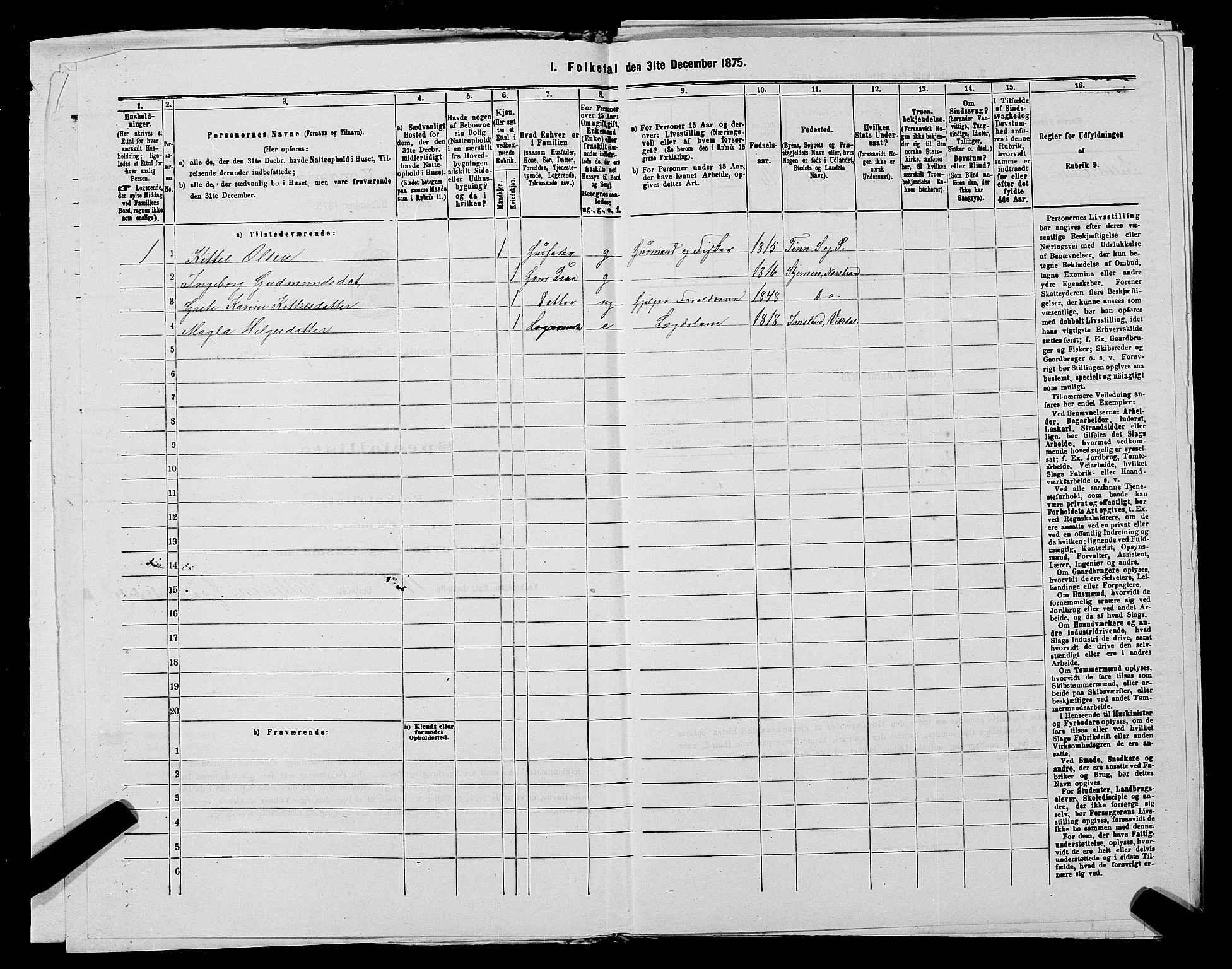 SAST, 1875 census for 1139P Nedstrand, 1875, p. 782