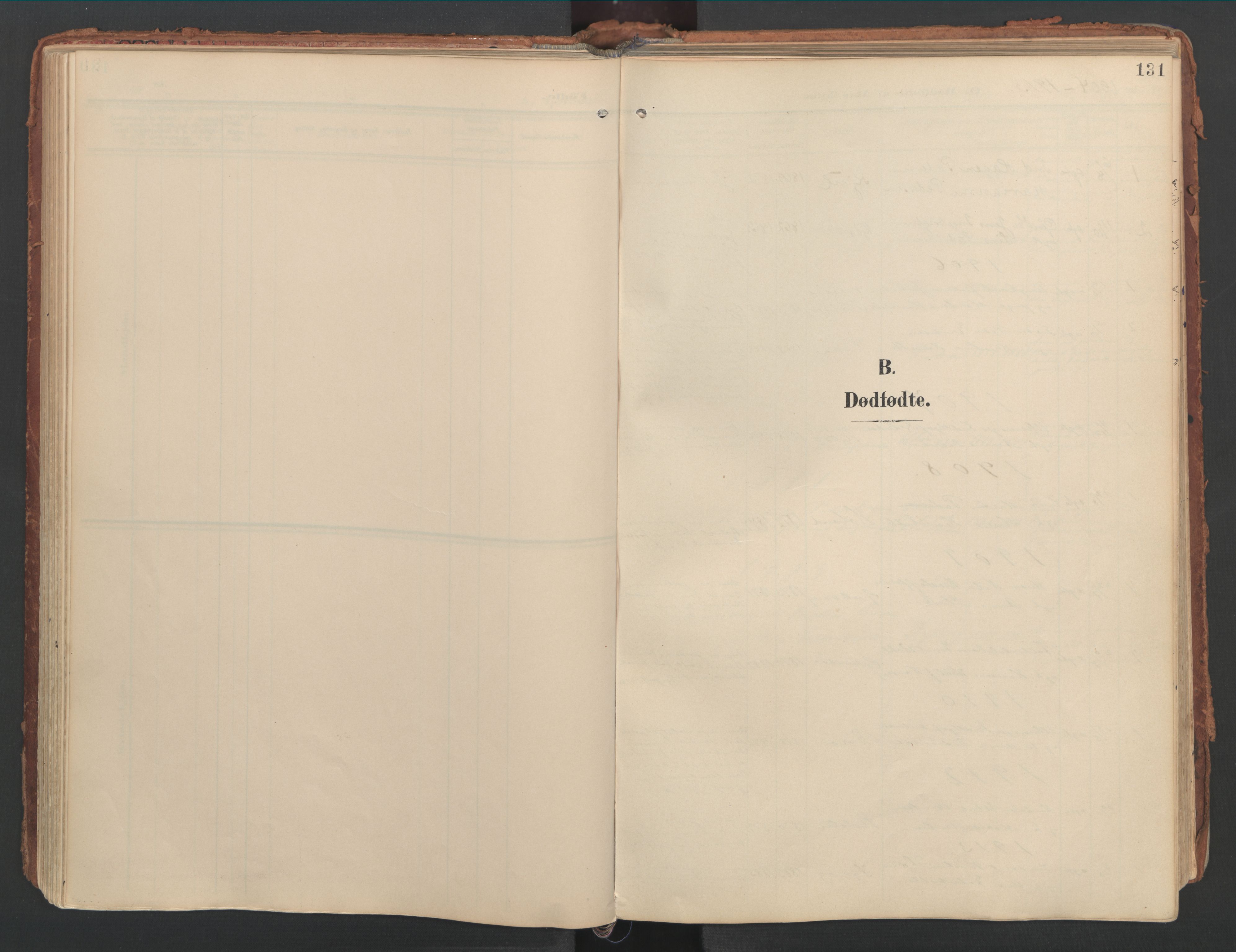 Ministerialprotokoller, klokkerbøker og fødselsregistre - Nordland, SAT/A-1459/816/L0250: Parish register (official) no. 816A16, 1903-1923, p. 131