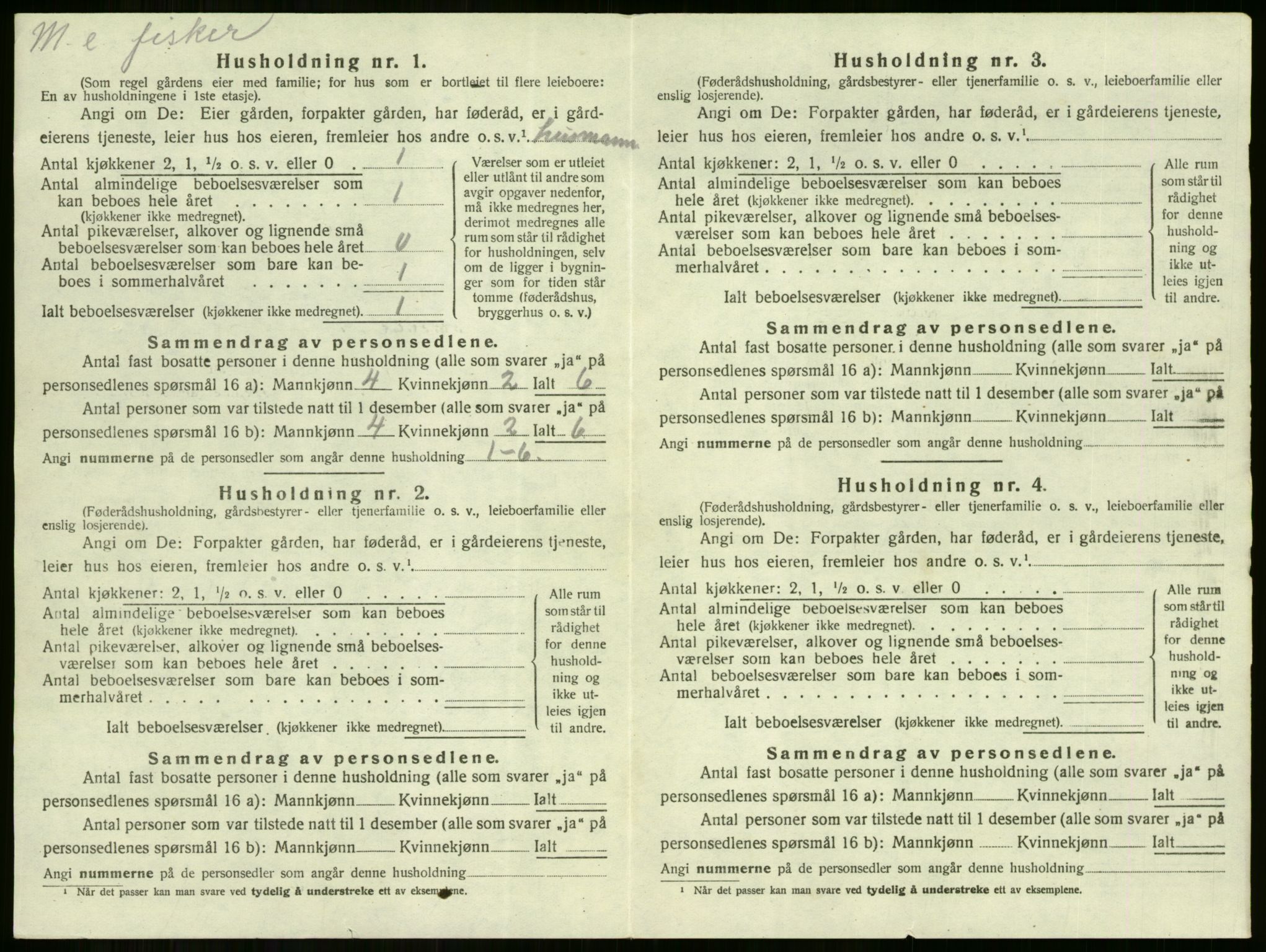 SAKO, 1920 census for Hole, 1920, p. 778