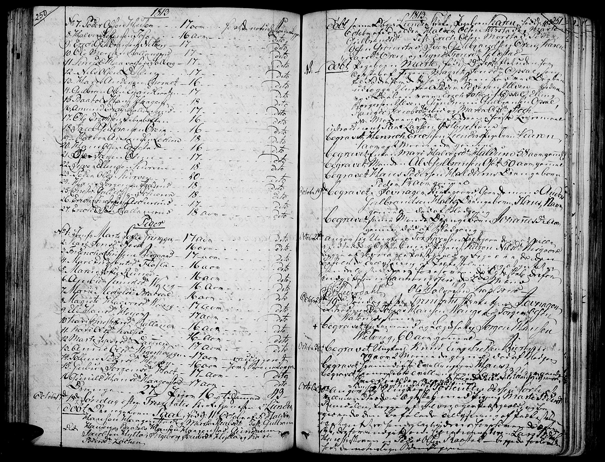 Jevnaker prestekontor, AV/SAH-PREST-116/H/Ha/Haa/L0004: Parish register (official) no. 4, 1800-1861, p. 250-251