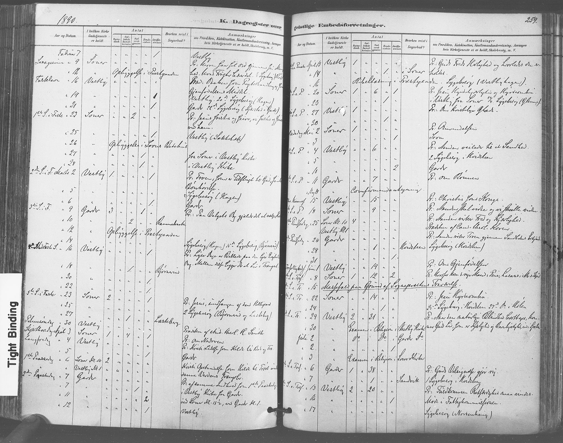 Vestby prestekontor Kirkebøker, AV/SAO-A-10893/F/Fa/L0009: Parish register (official) no. I 9, 1878-1900, p. 259