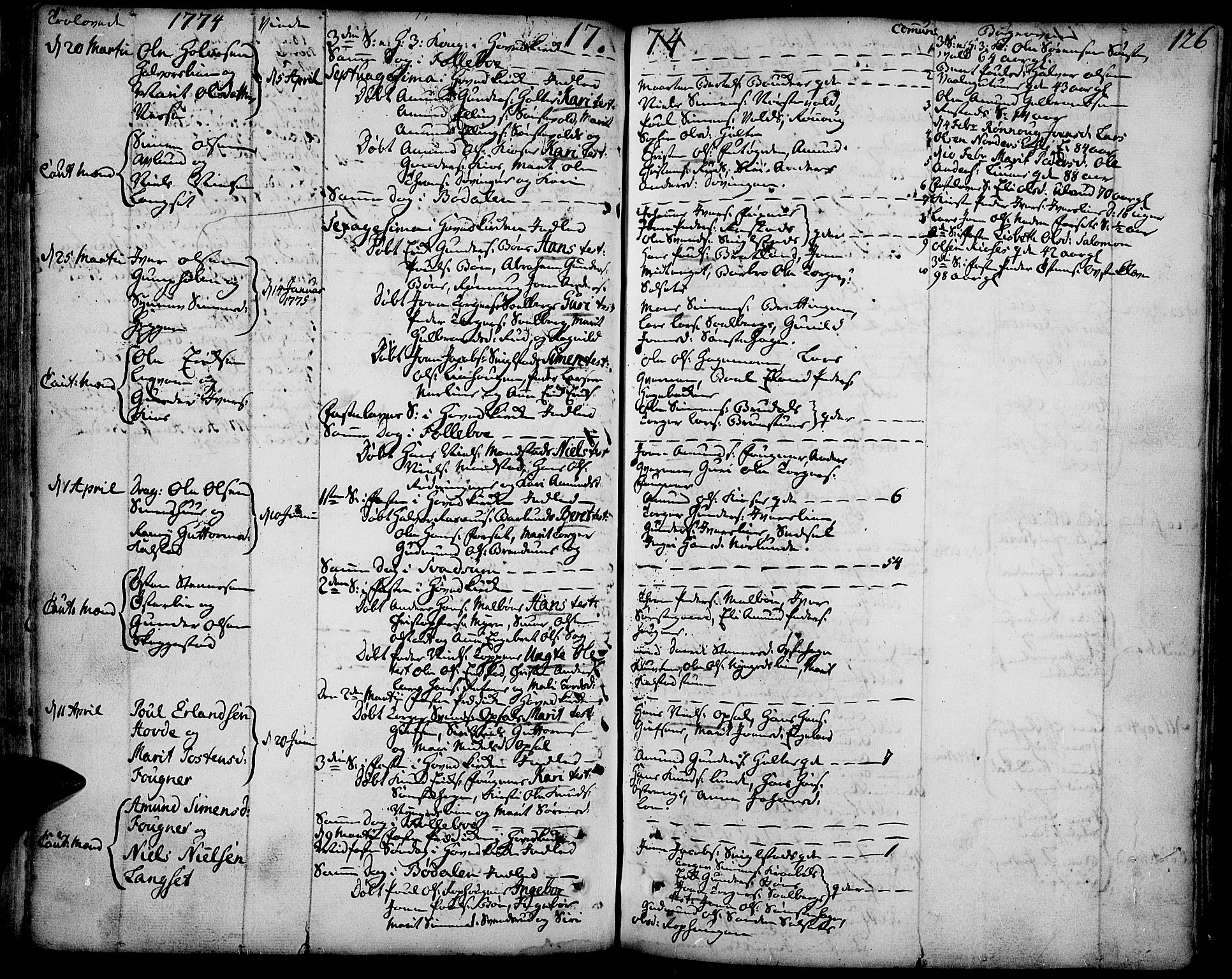 Gausdal prestekontor, SAH/PREST-090/H/Ha/Haa/L0003: Parish register (official) no. 3, 1758-1809, p. 126
