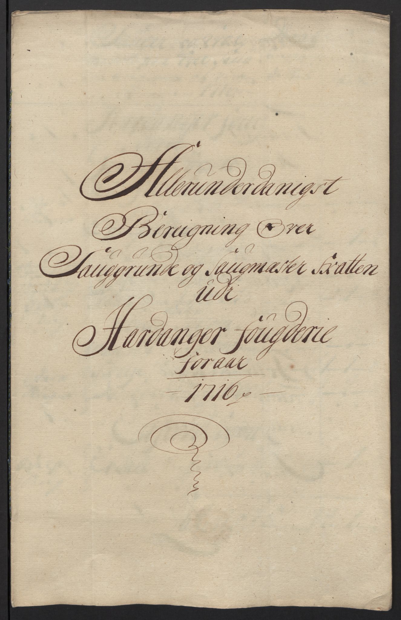 Rentekammeret inntil 1814, Reviderte regnskaper, Fogderegnskap, AV/RA-EA-4092/R48/L2992: Fogderegnskap Sunnhordland og Hardanger, 1716, p. 129