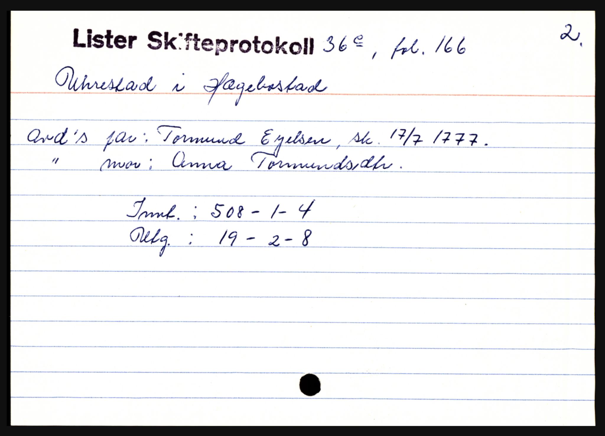 Lister sorenskriveri, AV/SAK-1221-0003/H, p. 40719