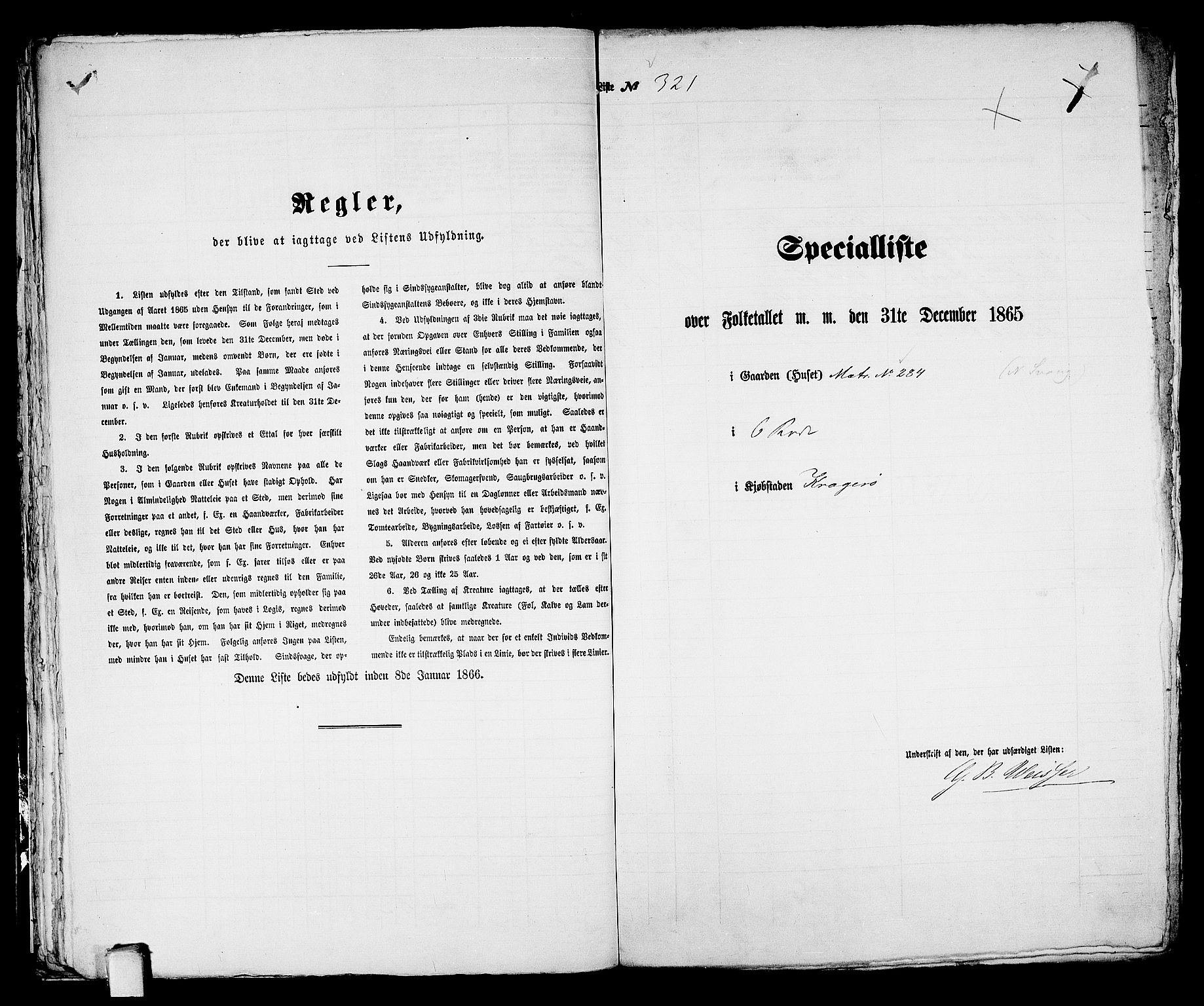 RA, 1865 census for Kragerø/Kragerø, 1865, p. 657