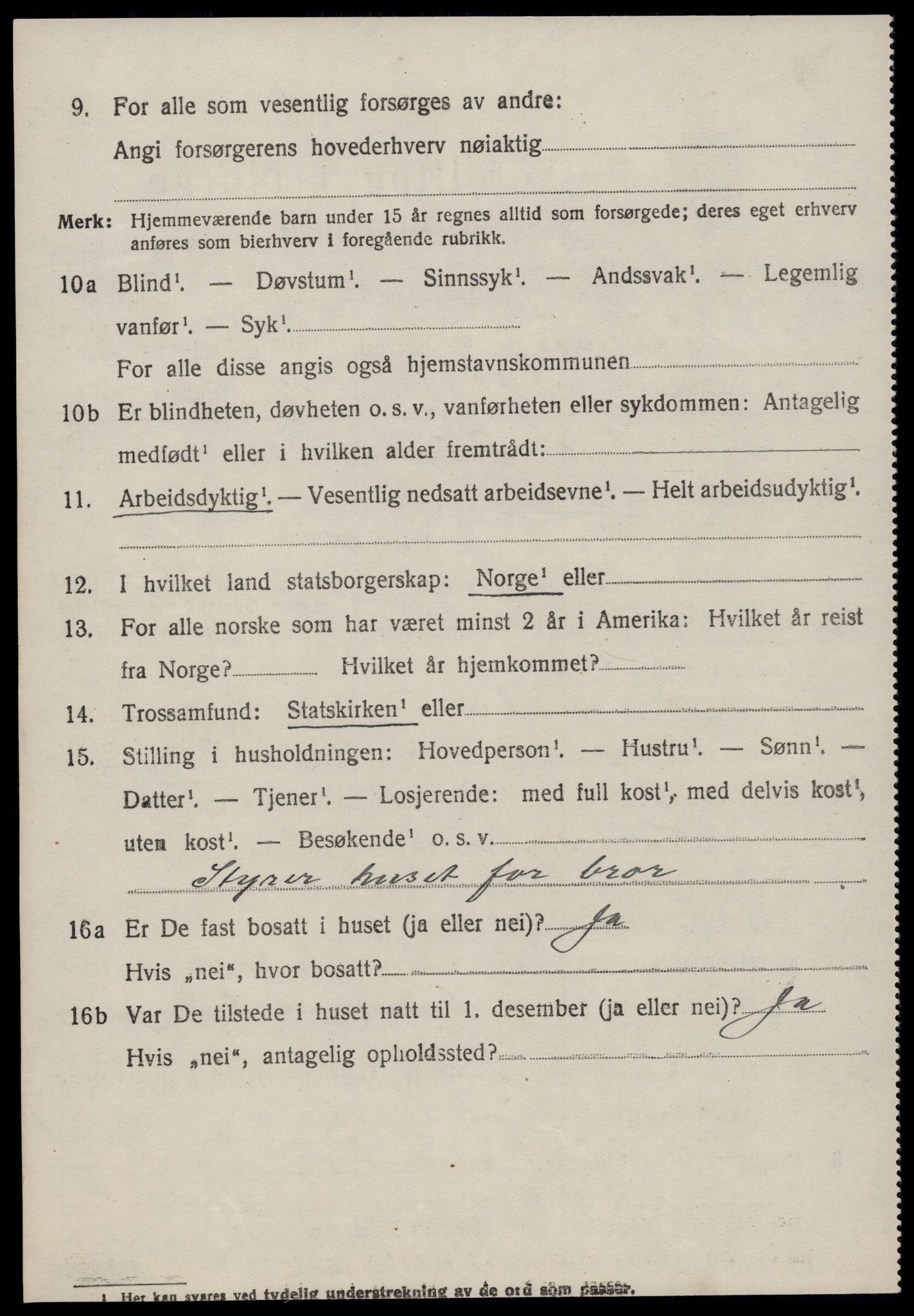 SAT, 1920 census for Sykkylven, 1920, p. 2728